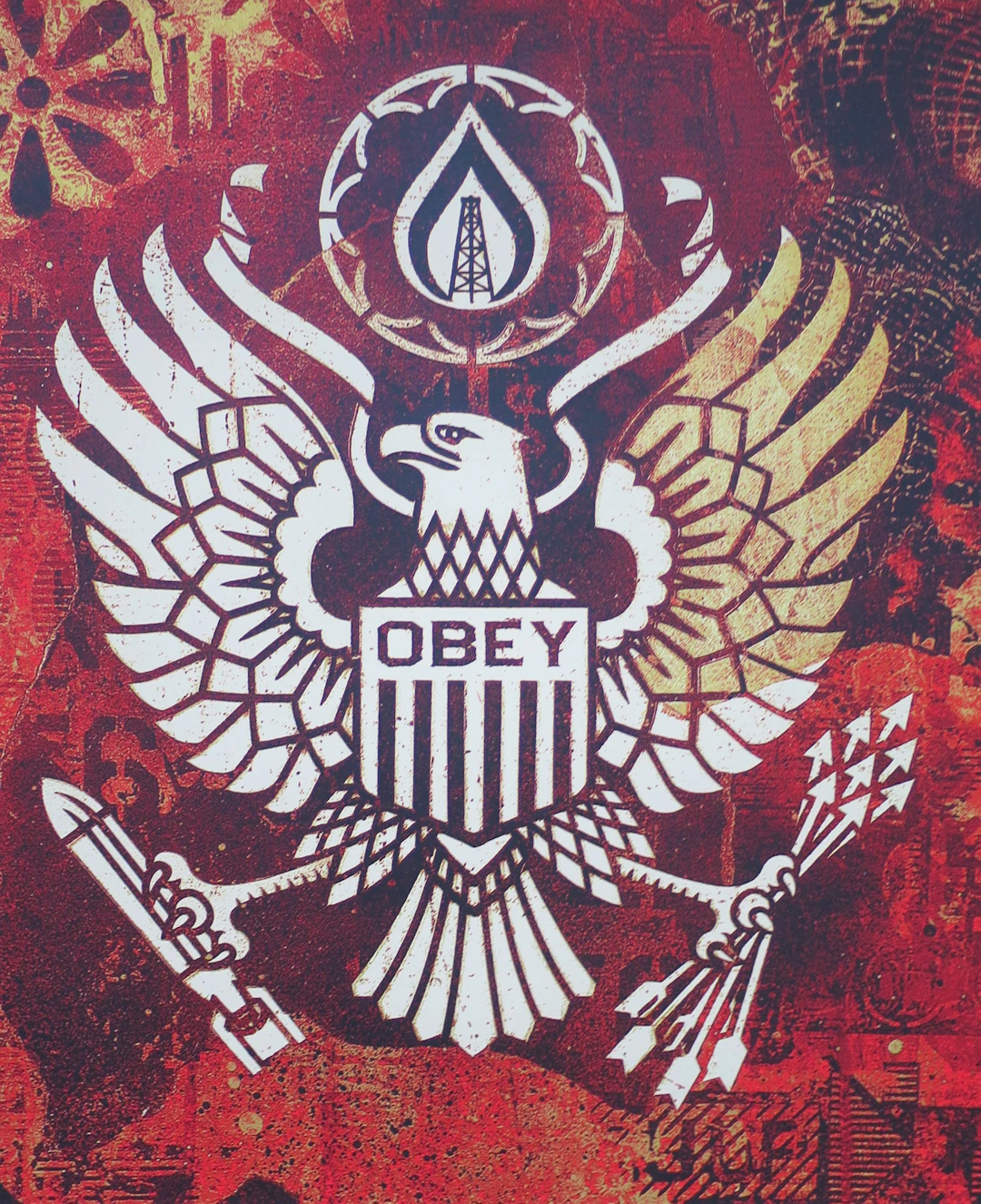 Shepard FAIREY (Obey) - Keep-it-Underground, 2015 - Sérigraphie signée