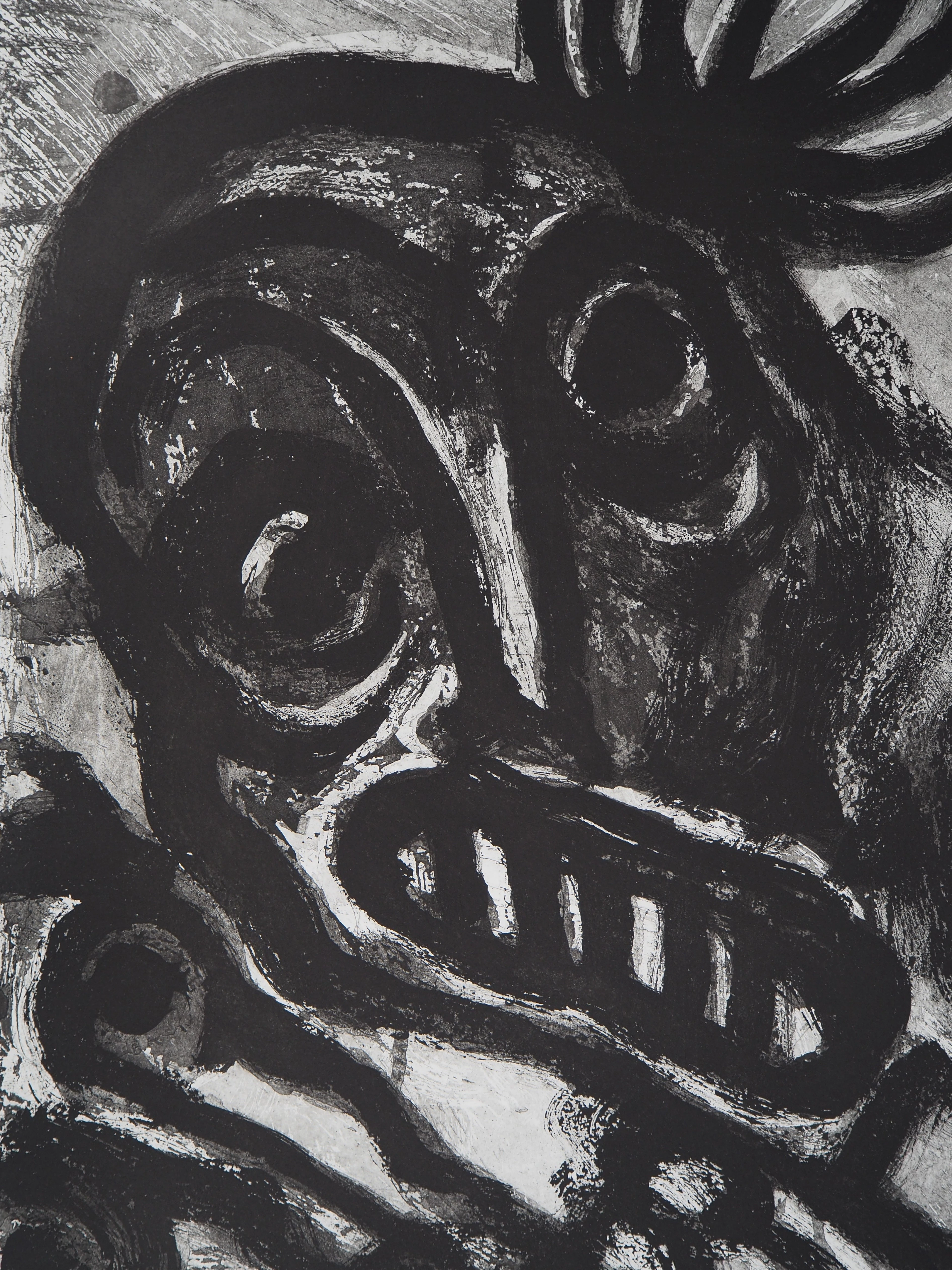 Bengt LINDSTROM : Personnages étonnés, Gravure originale signée