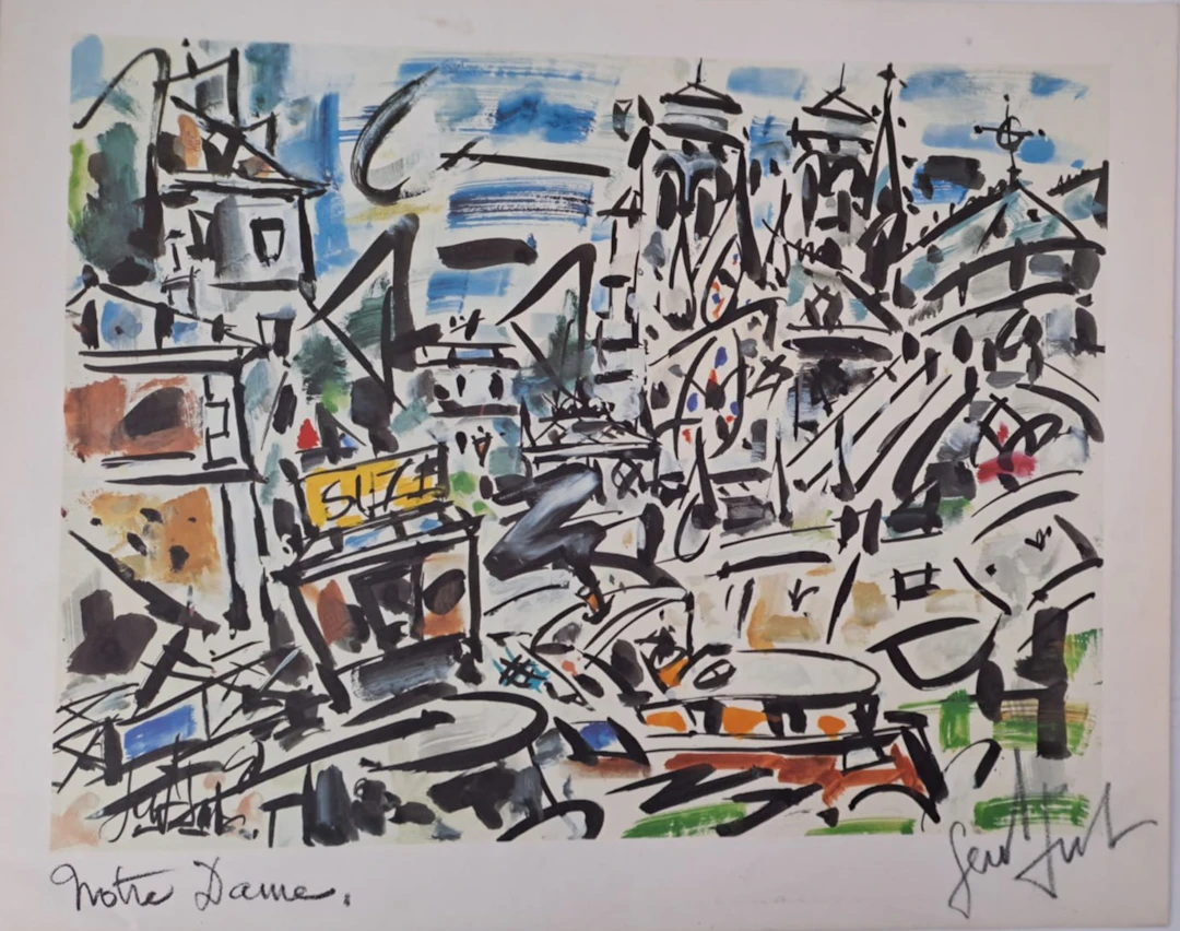Gen PAUL - Notre-Dame de Paris, 1975 - Photolithographie signée au crayon