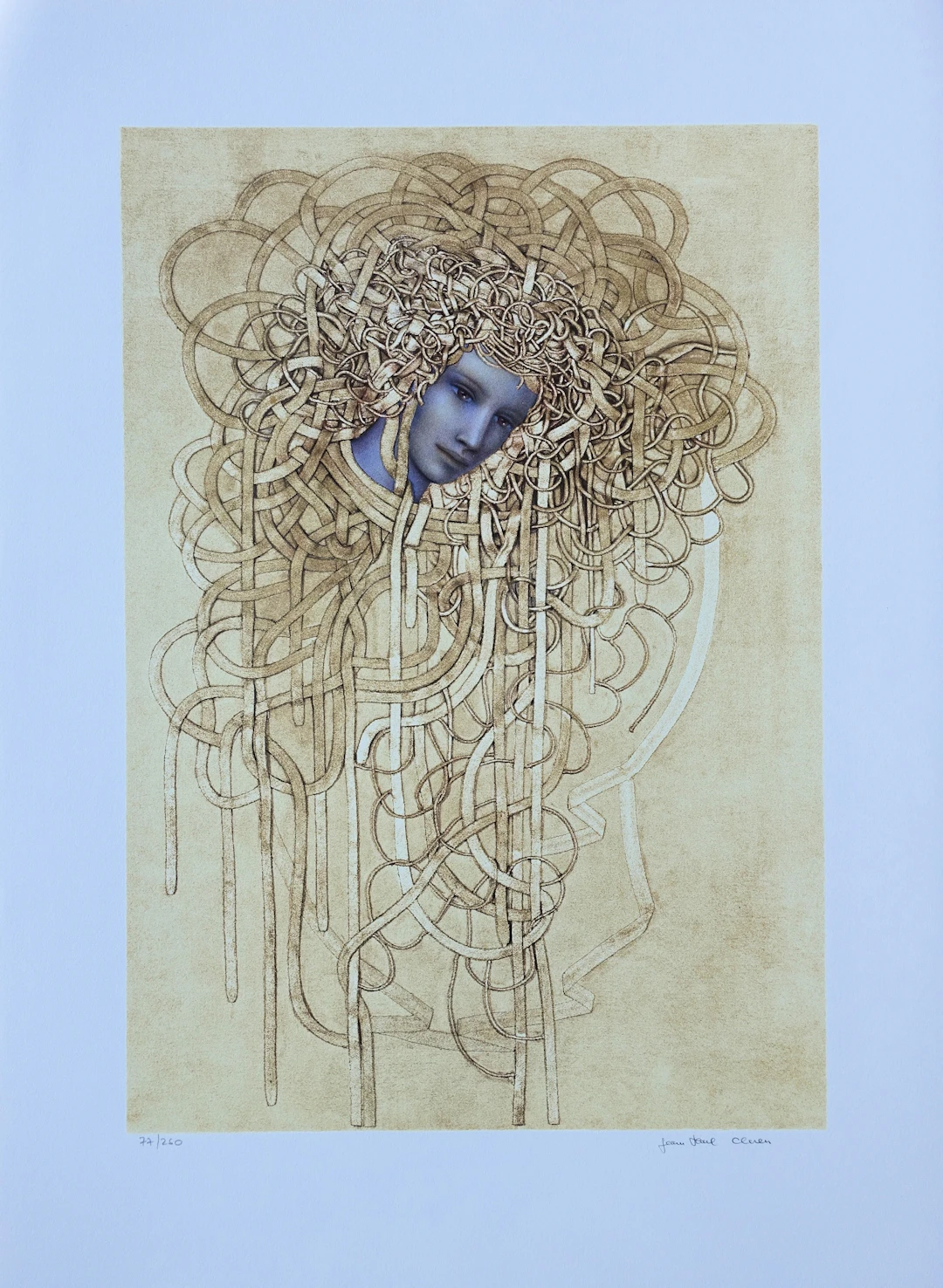Jean-Paul CLEREN - Chevelure d’Or, Lithographie signée au crayon et numérotée