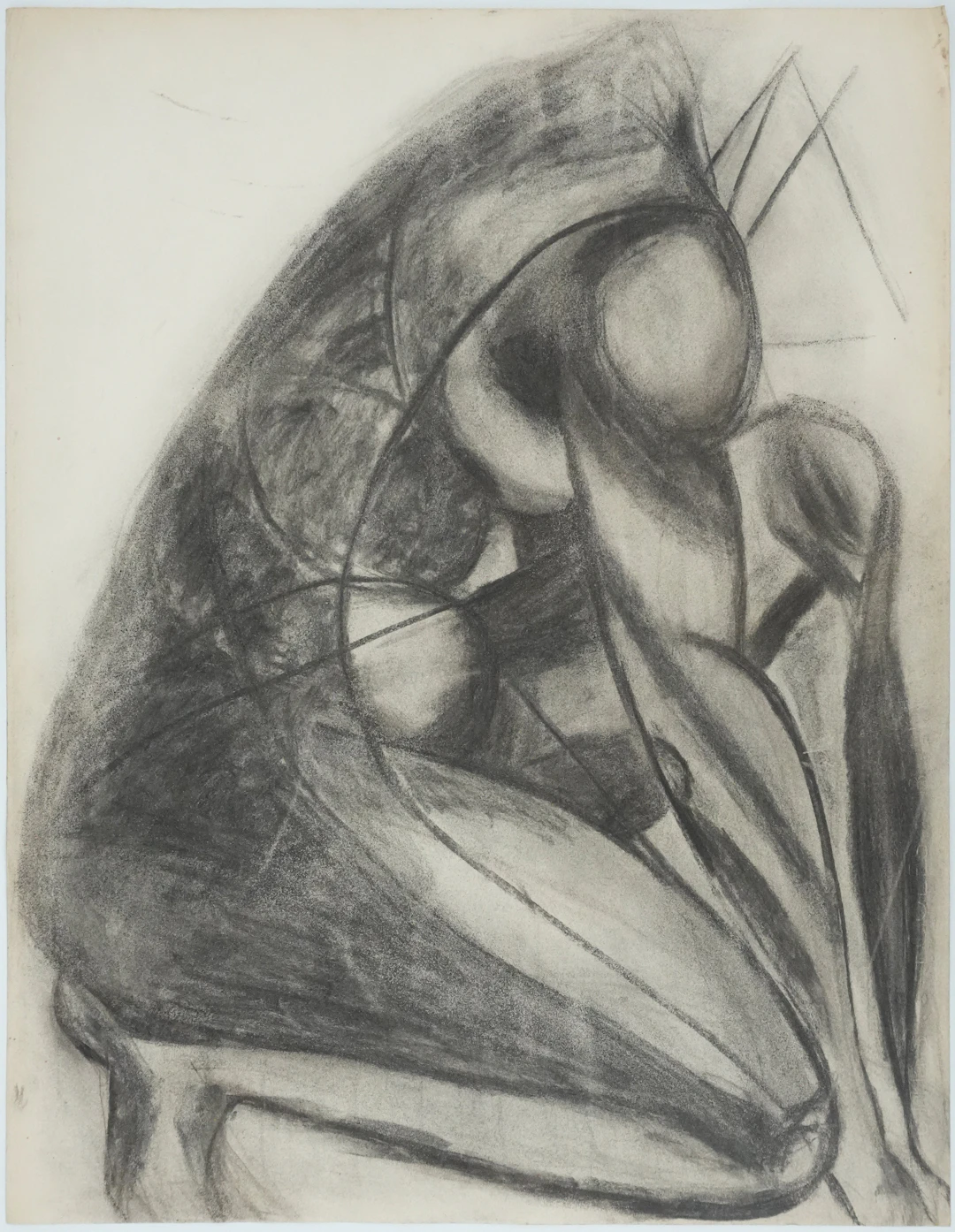 Marcel MOULY - Etude de nu - Dessin original