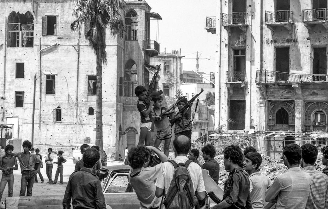 José Nicolas - Beyrouth Ouest, départ des Palestiniens, Liban 1982