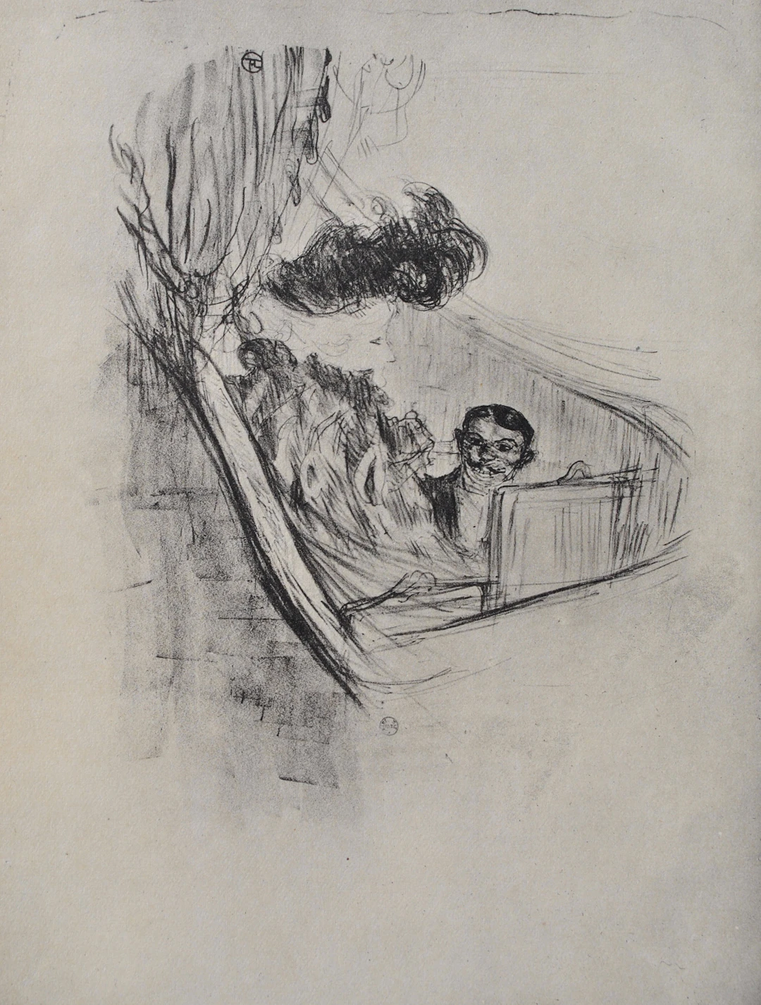 Henri de TOULOUSE-LAUTREC (d’après) : La chanteuse de cabaret,1927