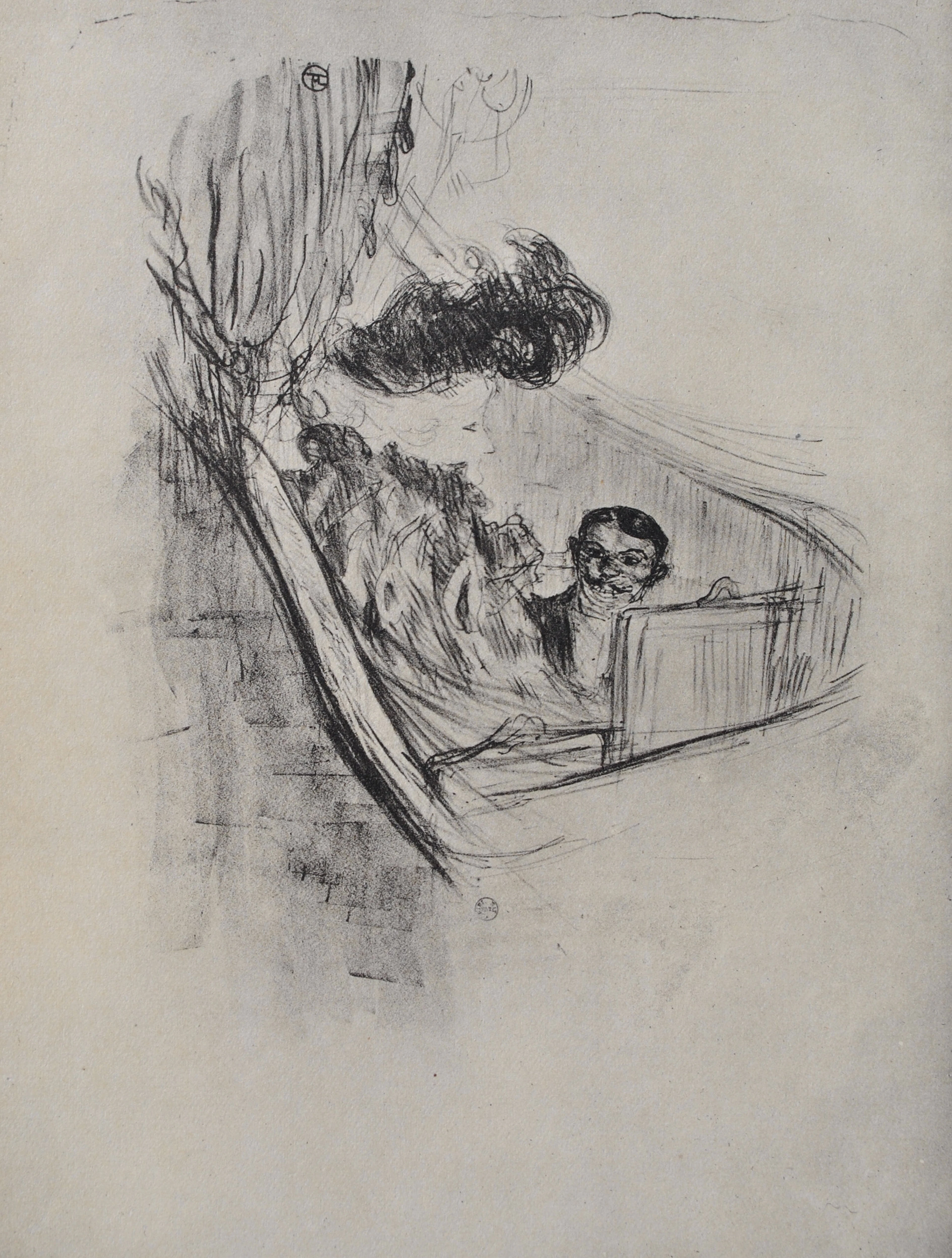 Henri de TOULOUSE-LAUTREC (d’après) : La chanteuse de cabaret,1927