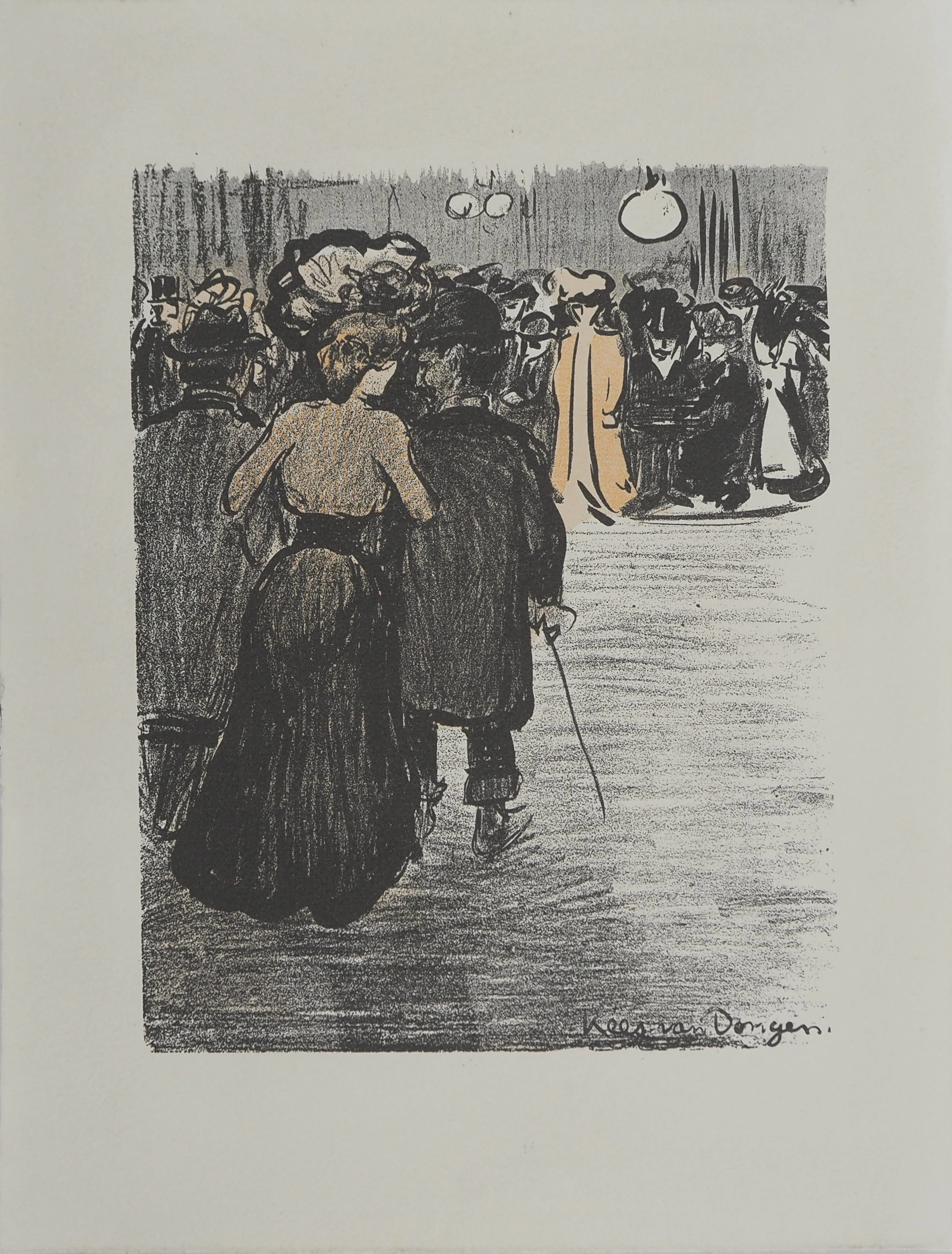Kees VAN DONGEN (d’après) : Soirée mondaine, Lithographie