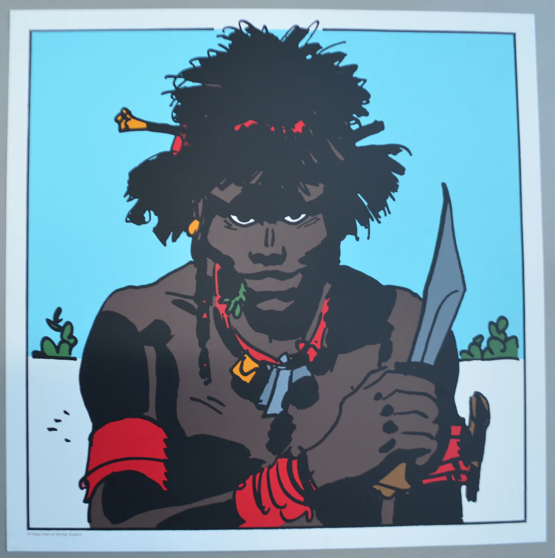 Hugo Pratt - Vertige graphic, 1990 - Sérigraphie