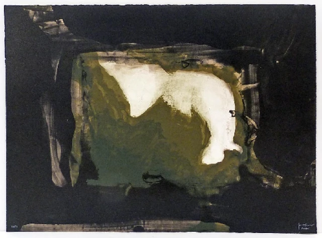 Jorge POMBO - Ahogos 3, lithographie signée et numérotée