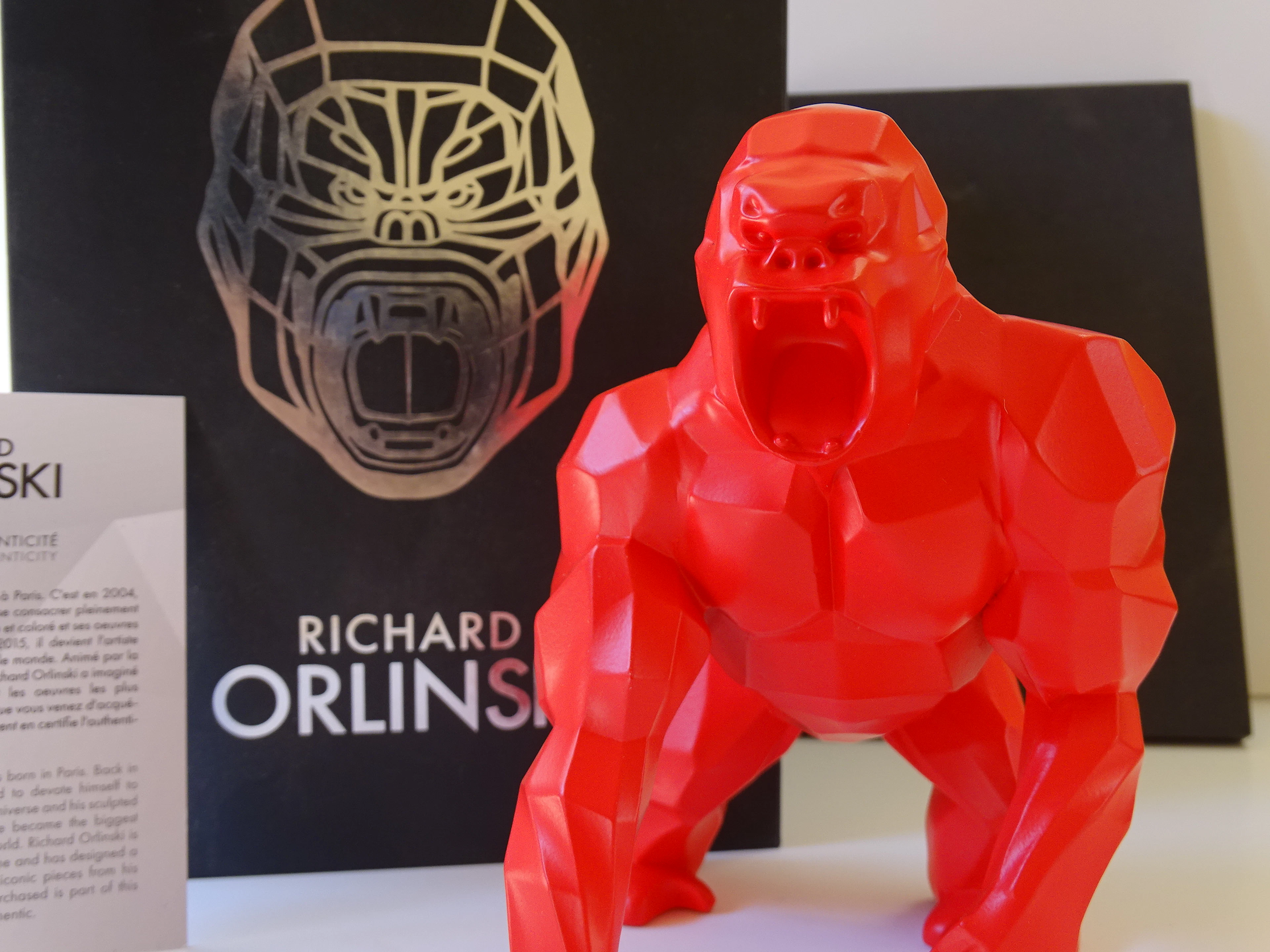 Richard Orlinski - Red Kong, 2024 - sculpture