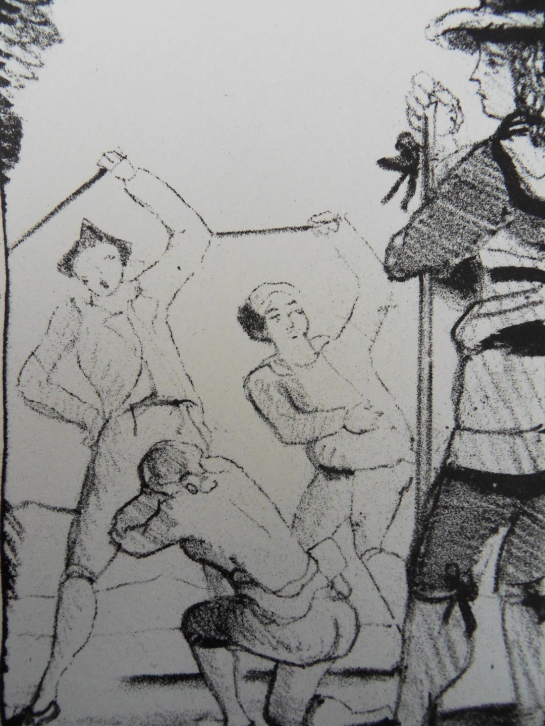 André DERAIN : La punition - Lithographie originale signée