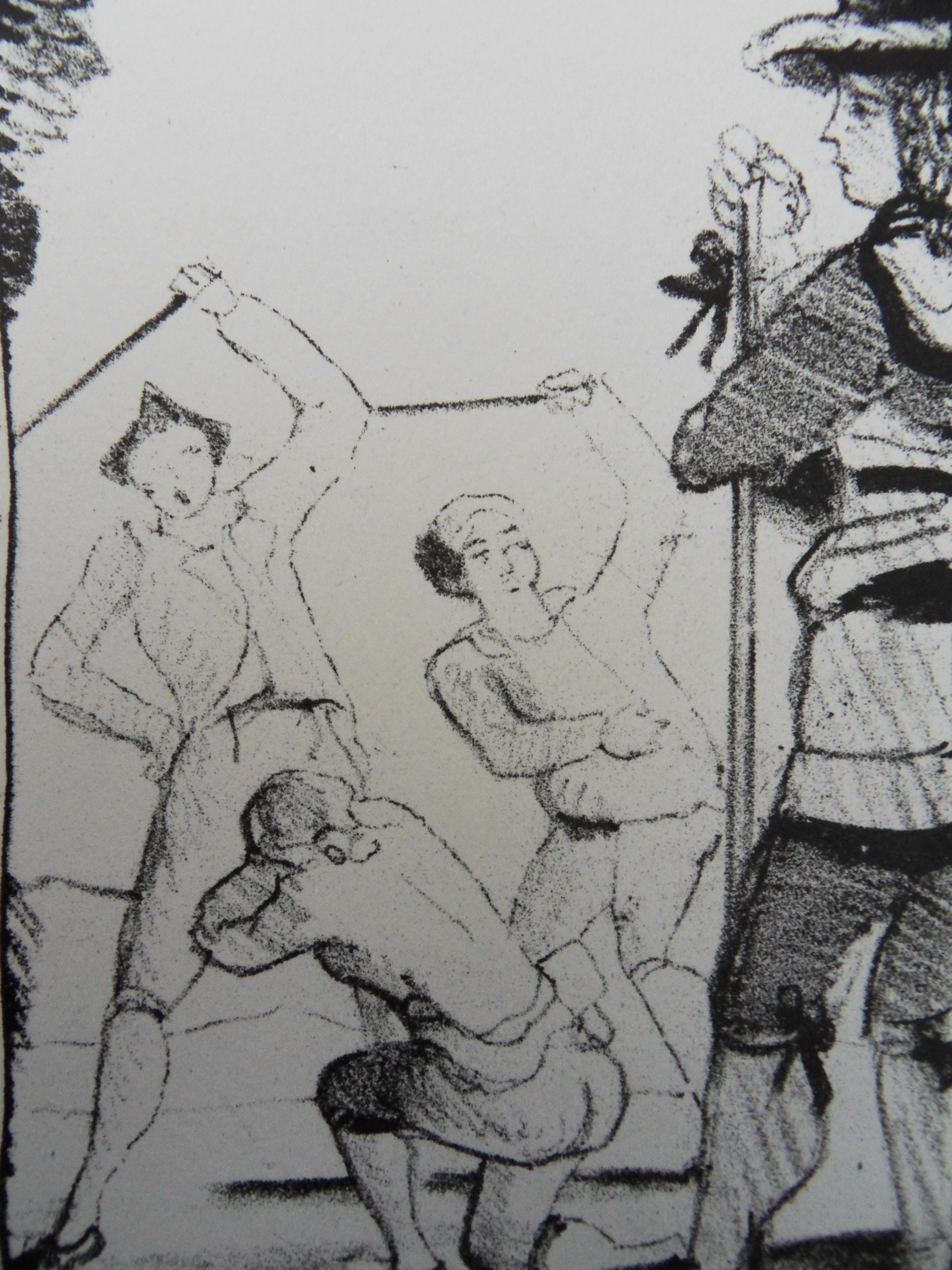André DERAIN : La punition - Lithographie originale signée