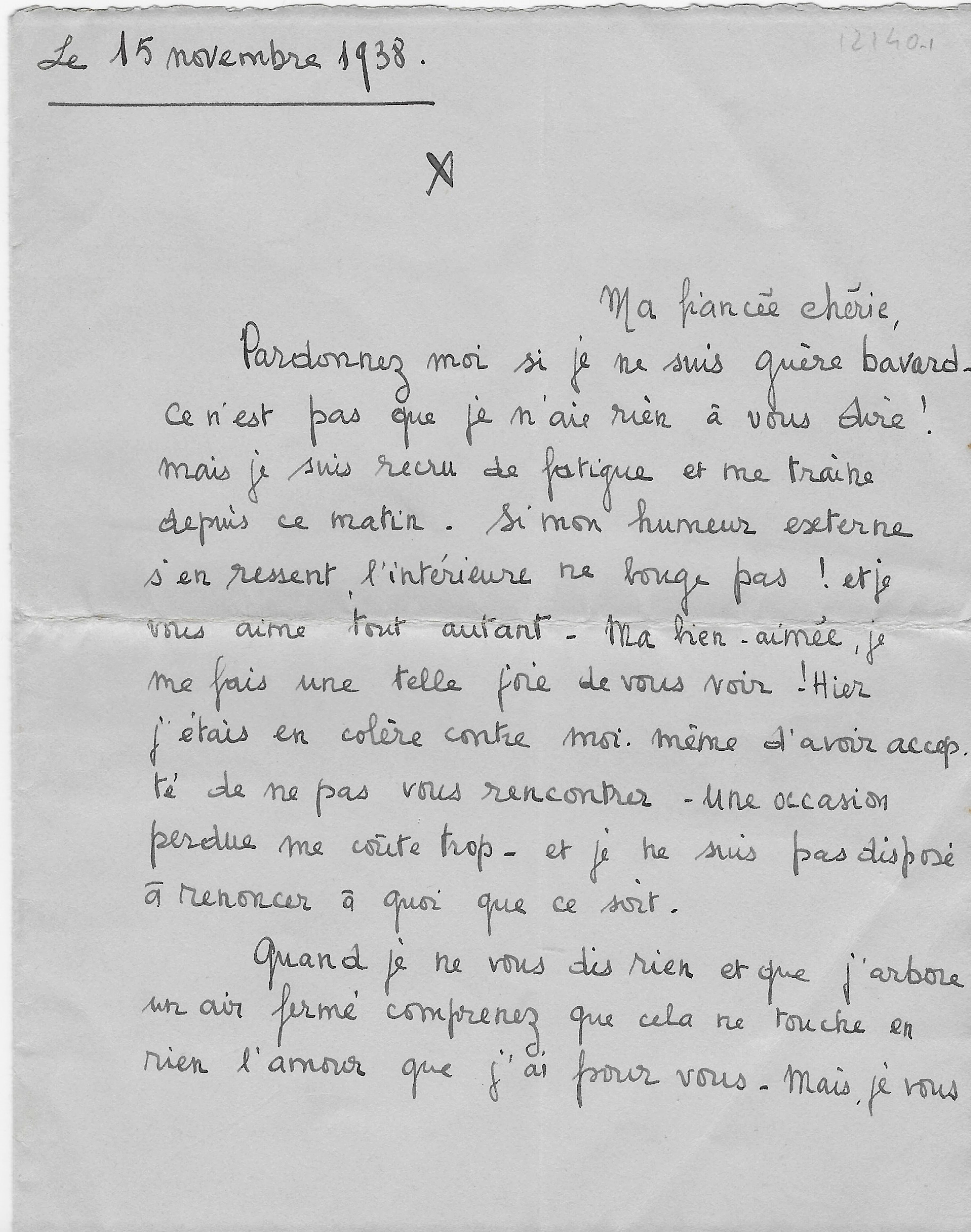 François MITTERRAND – Lettre autographe signée à Catherine Langeais