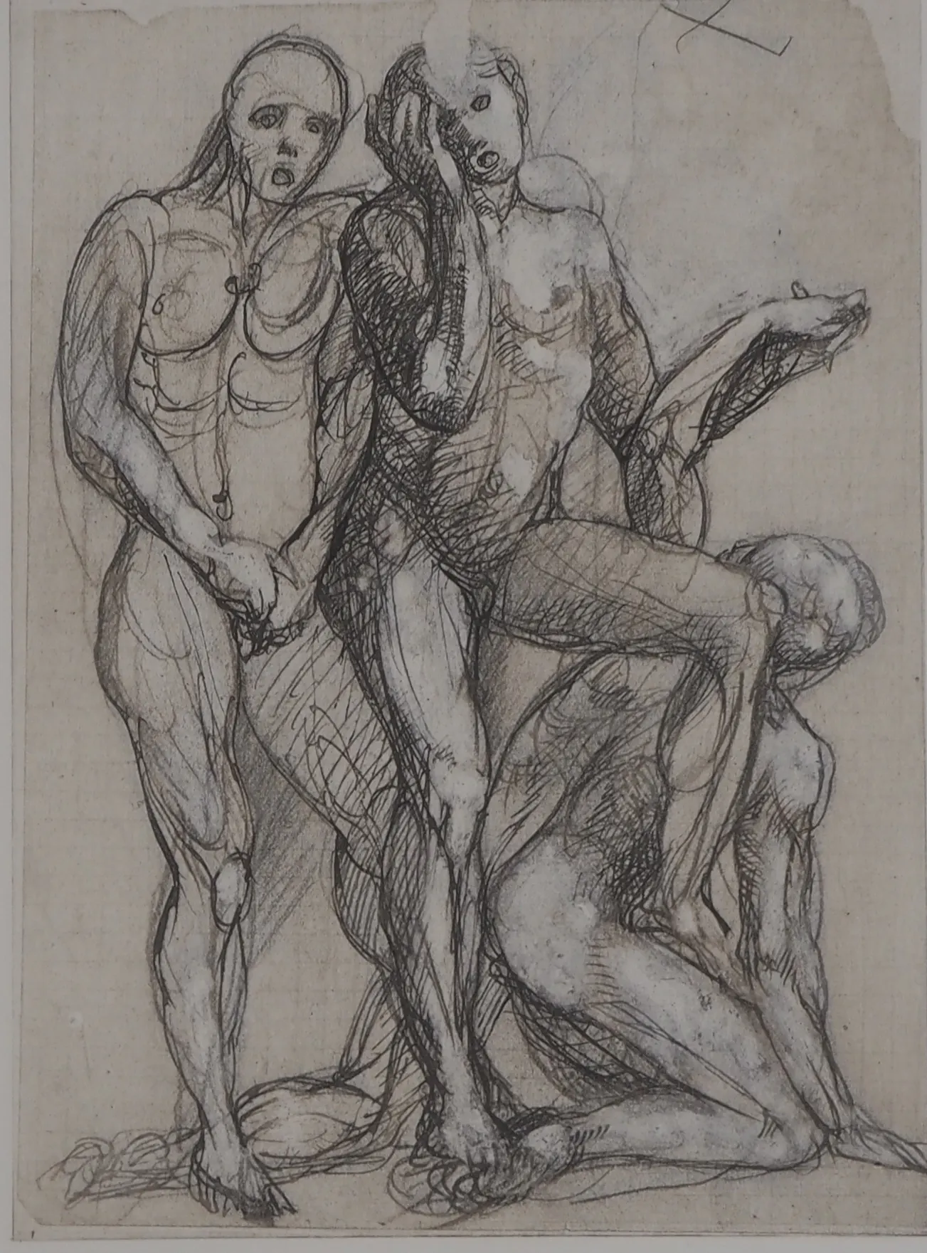 Auguste RODIN : La gêne, Gravure