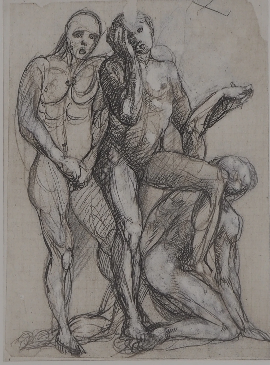 Auguste RODIN : La gêne, Gravure