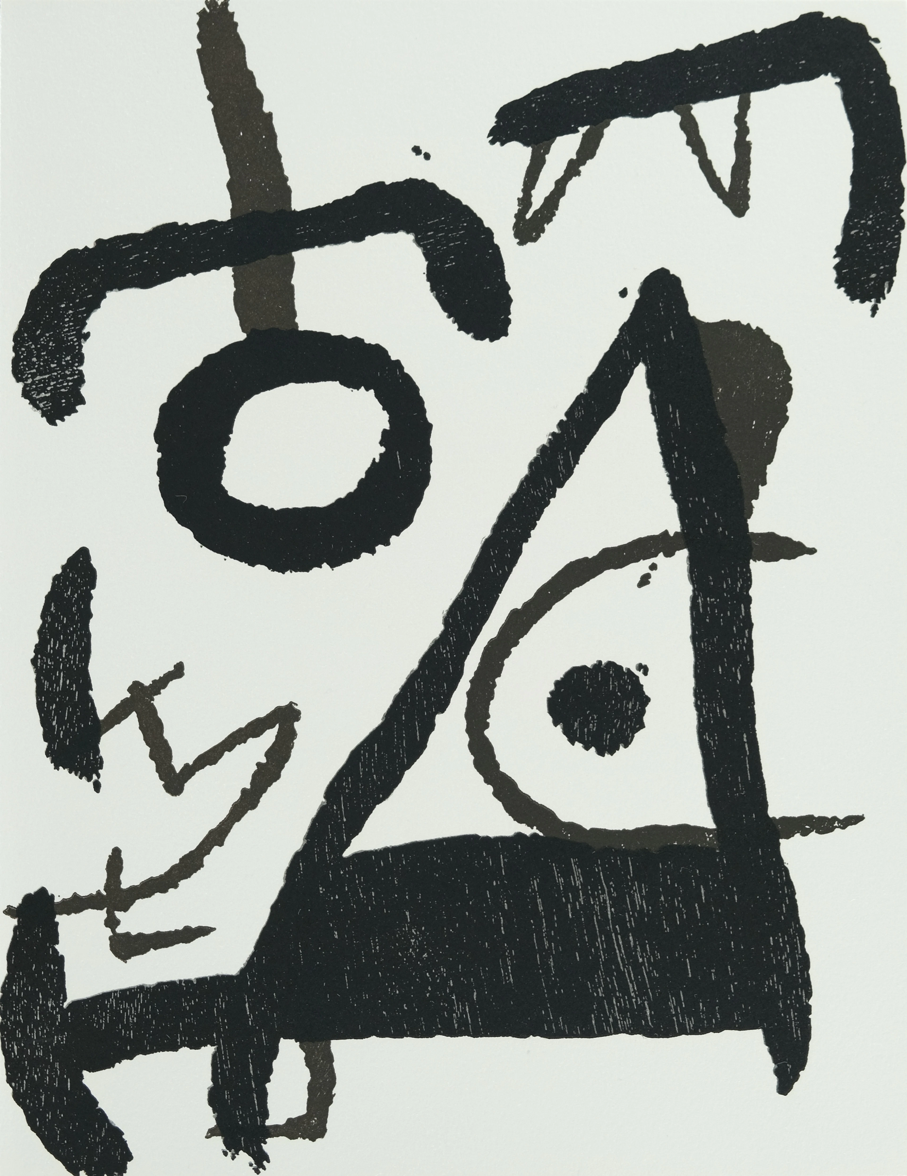 Joan MIRO : Equinoxe en noir et blanc - Gravure originale