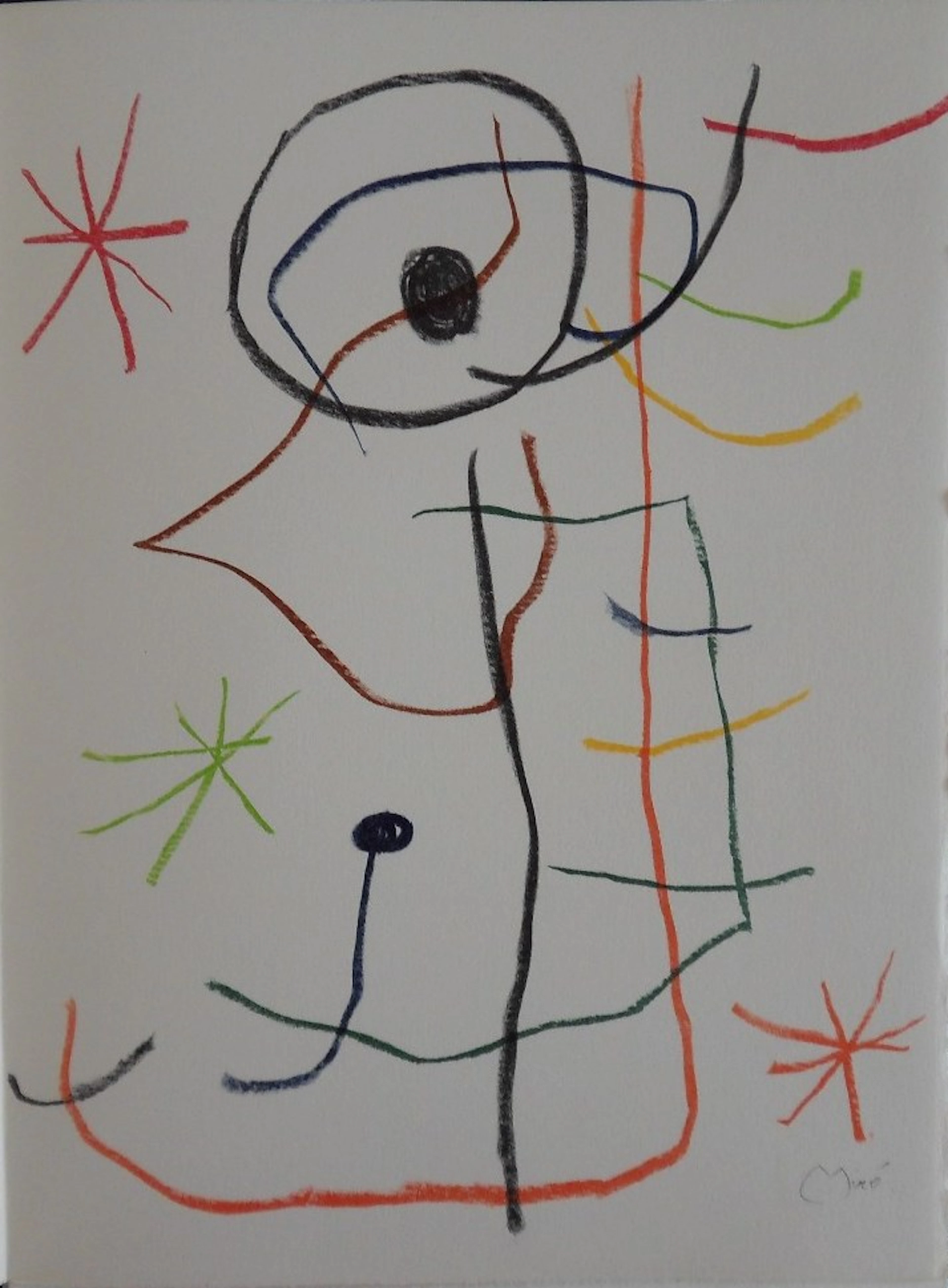 Joan MIRO - Composition abstraite - Lithographie originale Signée