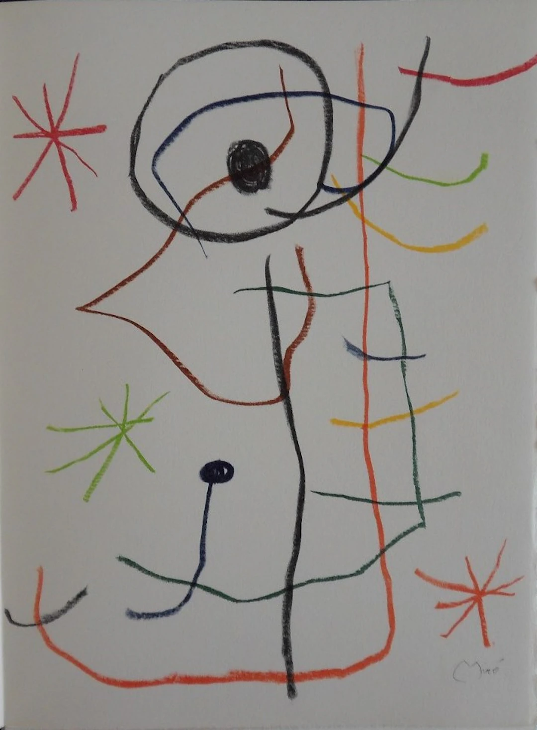 Joan MIRO - Composition abstraite - Lithographie originale Signée