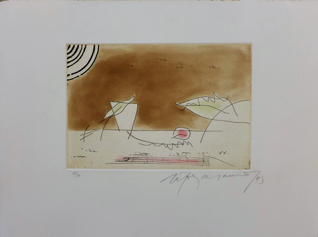 Alberto RAFOLS-CASAMADA - Finestres 6, 1993, Gravure signée