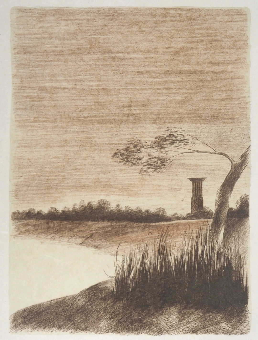 Pierre SKIRA : Nostalgie du pays - Lithographie originale signée