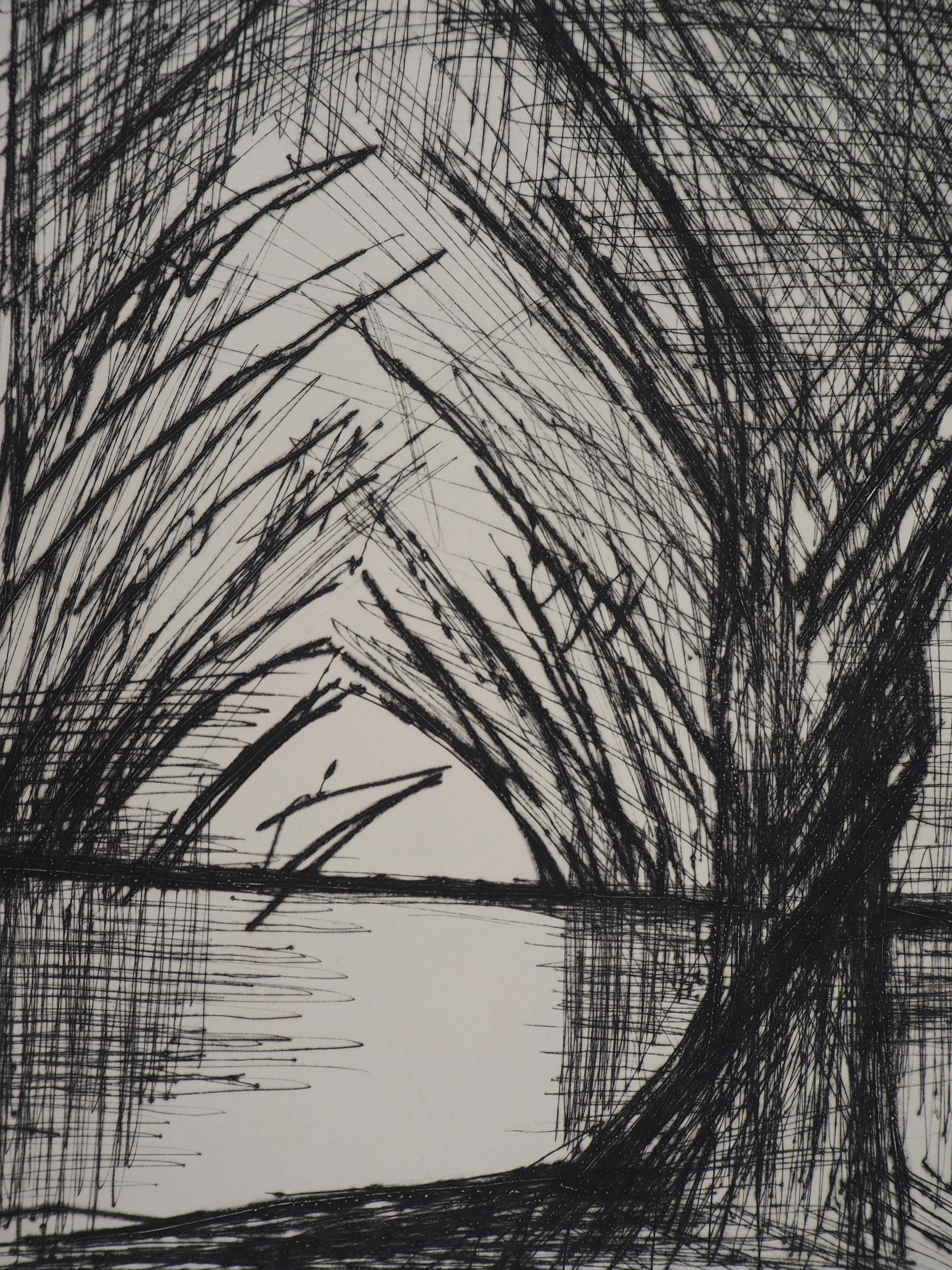 Bernard BUFFET - Allée d’arbres, 1959 - Gravure originale