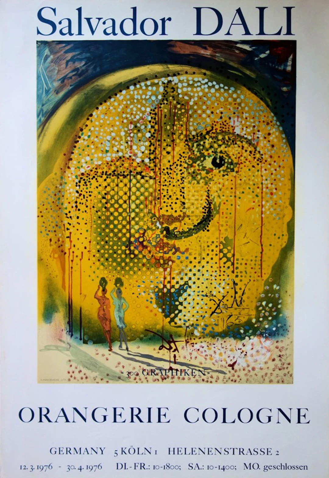 DALI Salvador : Sol y Dali, 1967 - Lithographie originale signée