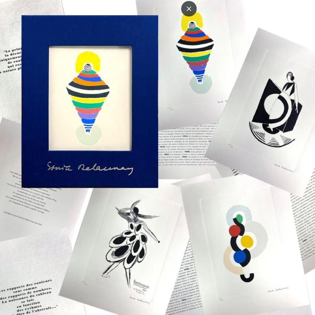 Sonia DELAUNAY (d’après) - Coffret de 4 lithographies II - Edition