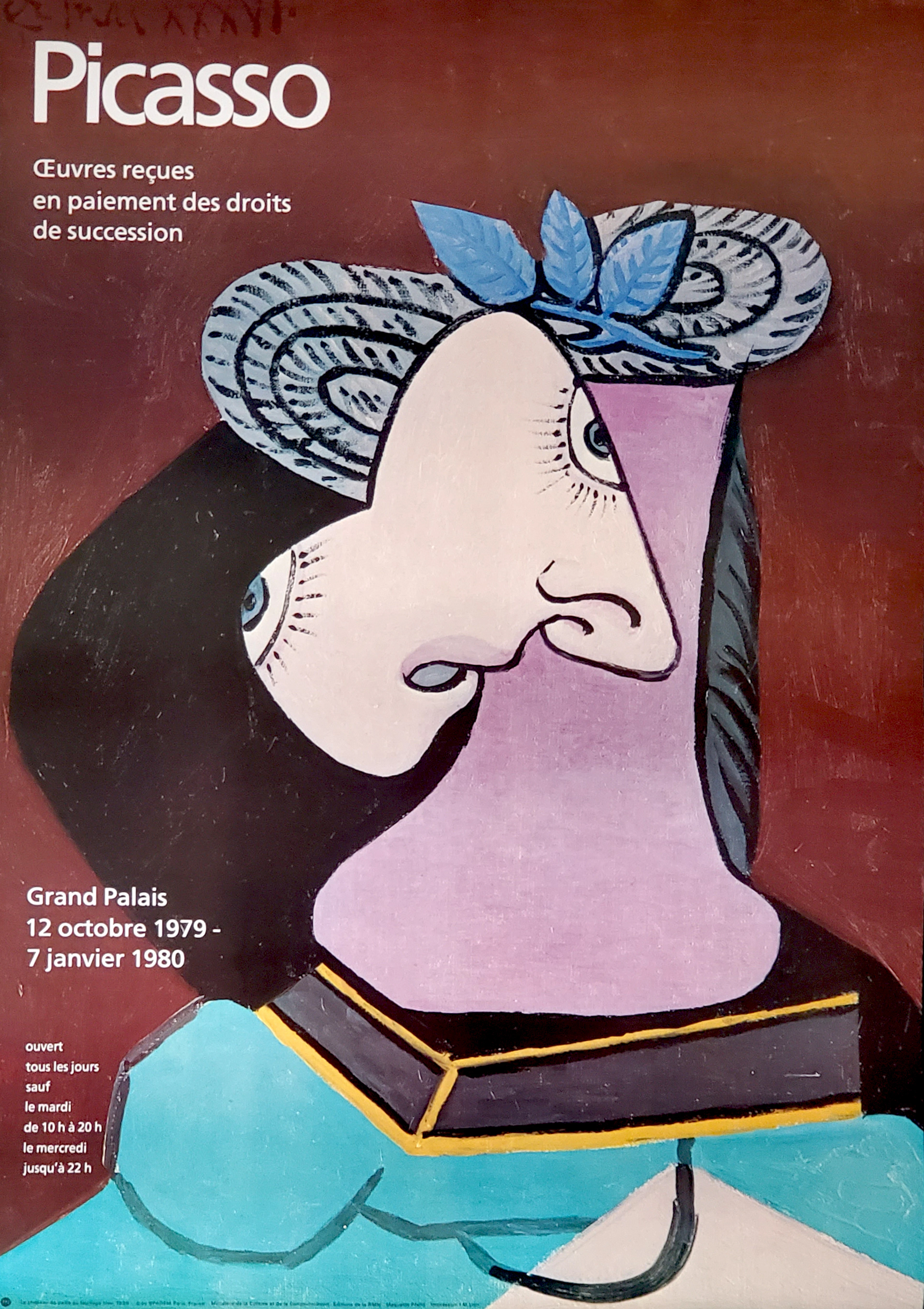Pablo Picasso, affiche Grand Palais, 1979