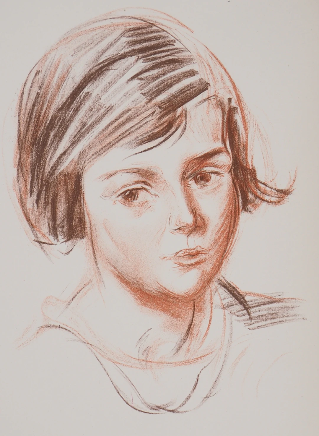 Emile Othon FRIESZ - Visage d’enfant, 1949 - Lithographie originale