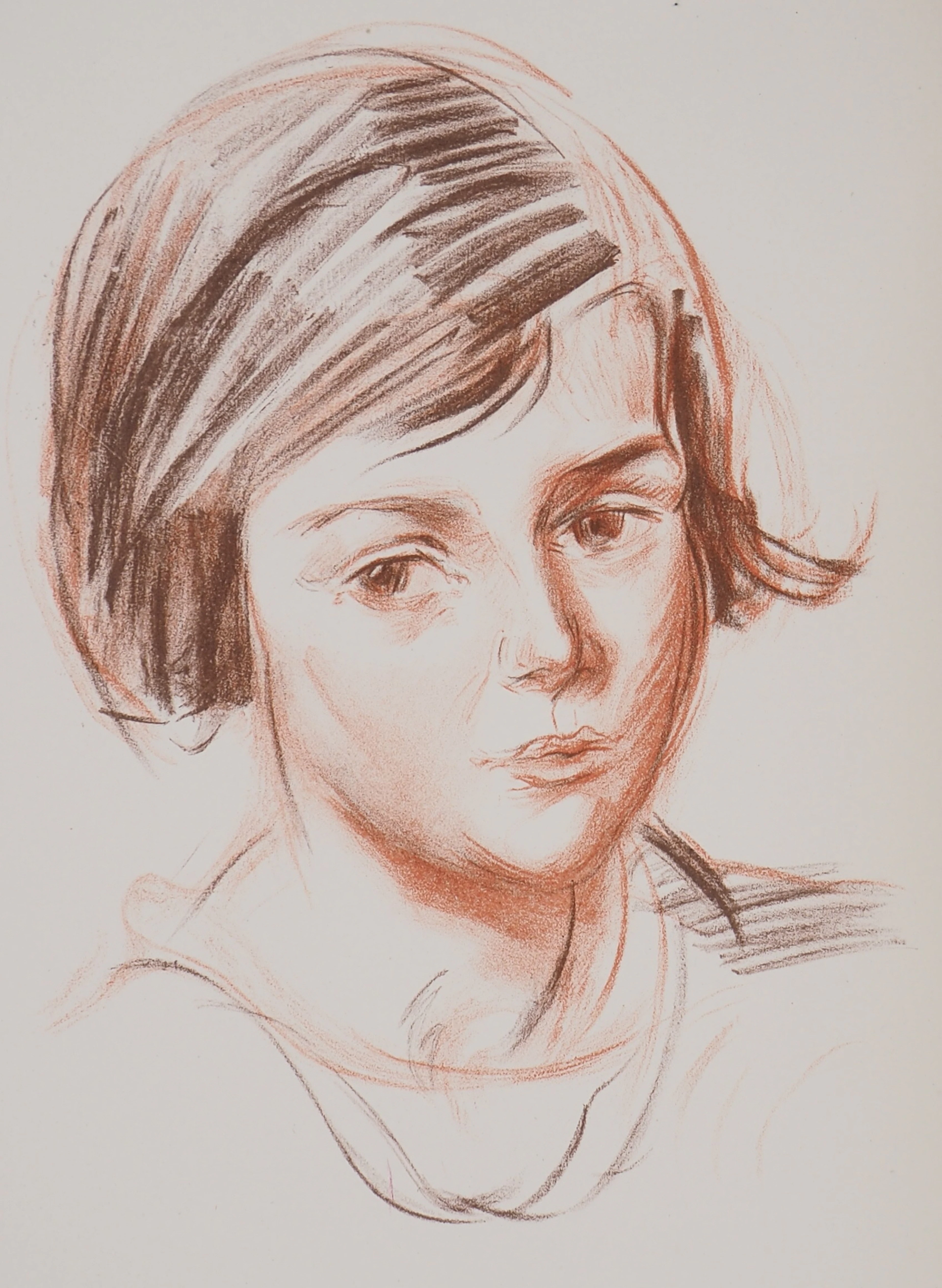 Emile Othon FRIESZ - Visage d’enfant, 1949 - Lithographie originale