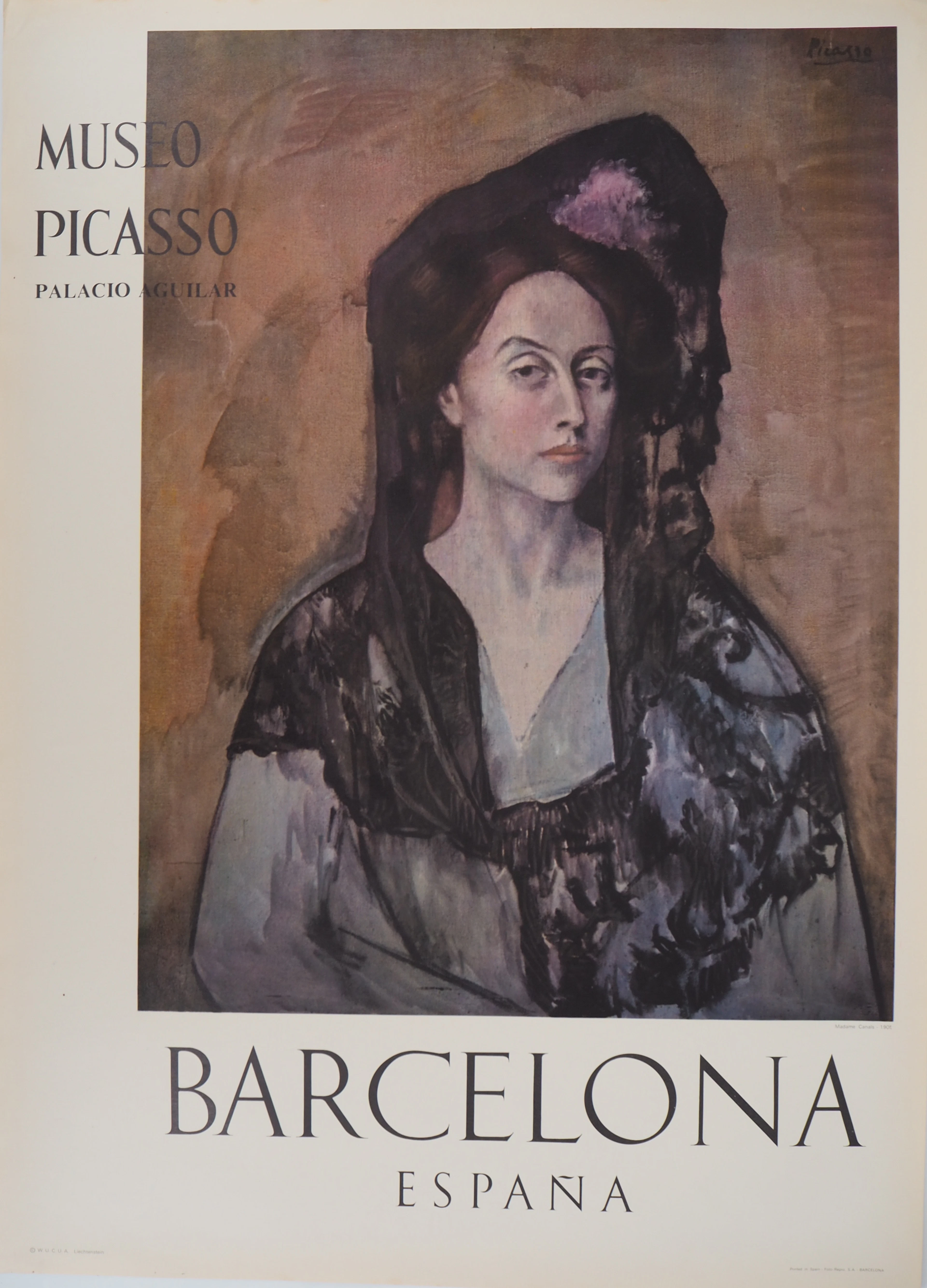 Pablo PICASSO (d’après) - Madame Canals, Affiche originale 1966