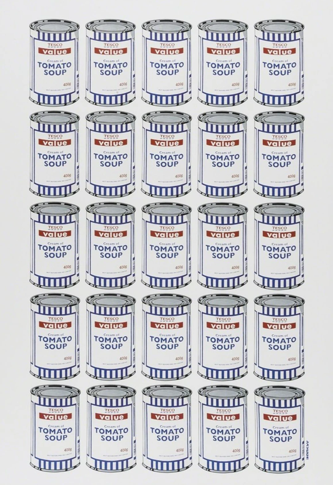 BANKSY (d’après) - Tomato Soup Cans, 2006 - Impression offset