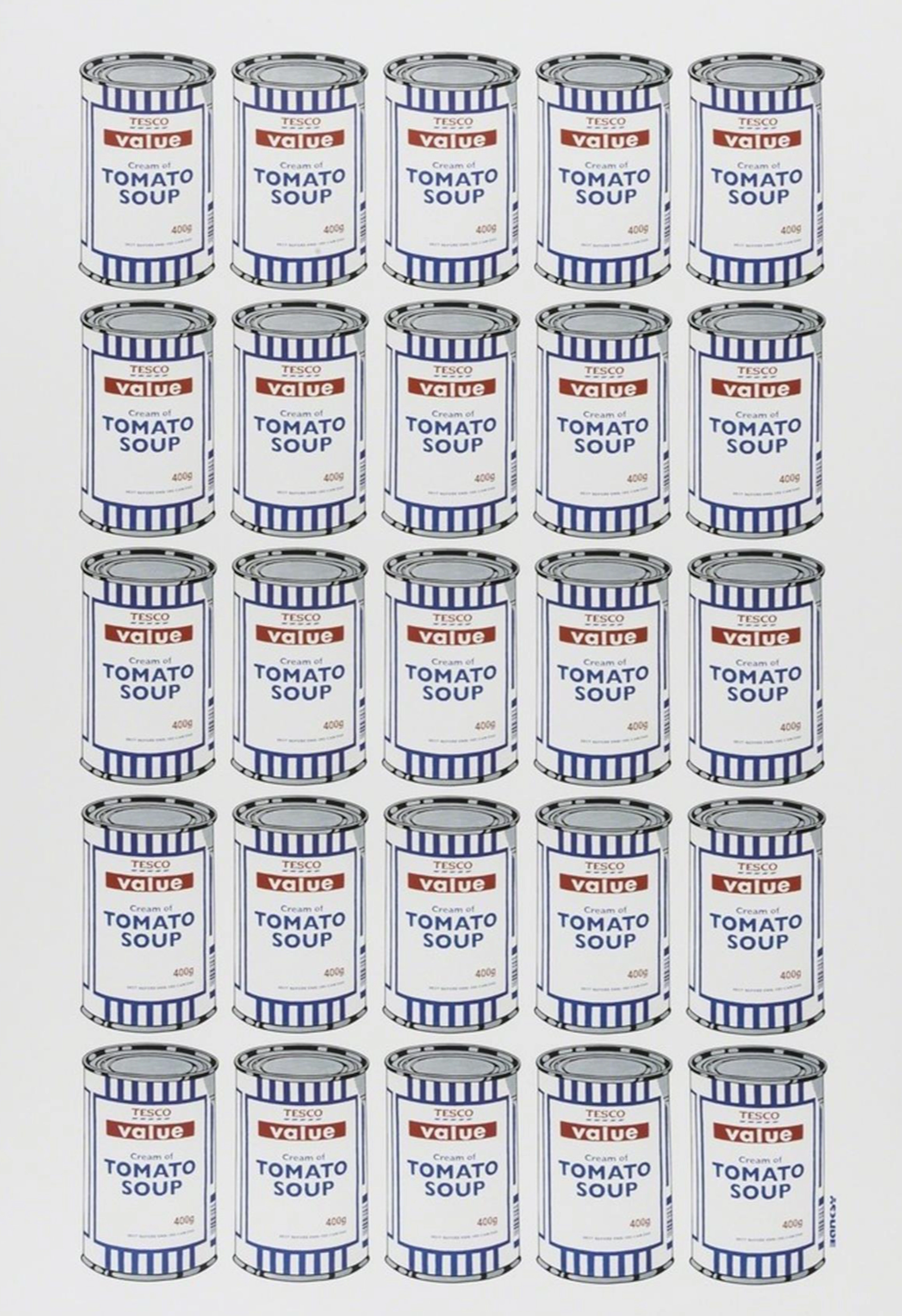 BANKSY (d’après) - Tomato Soup Cans, 2006 - Impression offset
