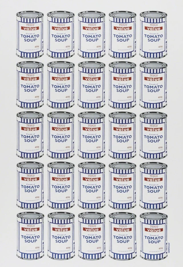 BANKSY (d’après) - Tomato Soup Cans, 2006 - Impression offset