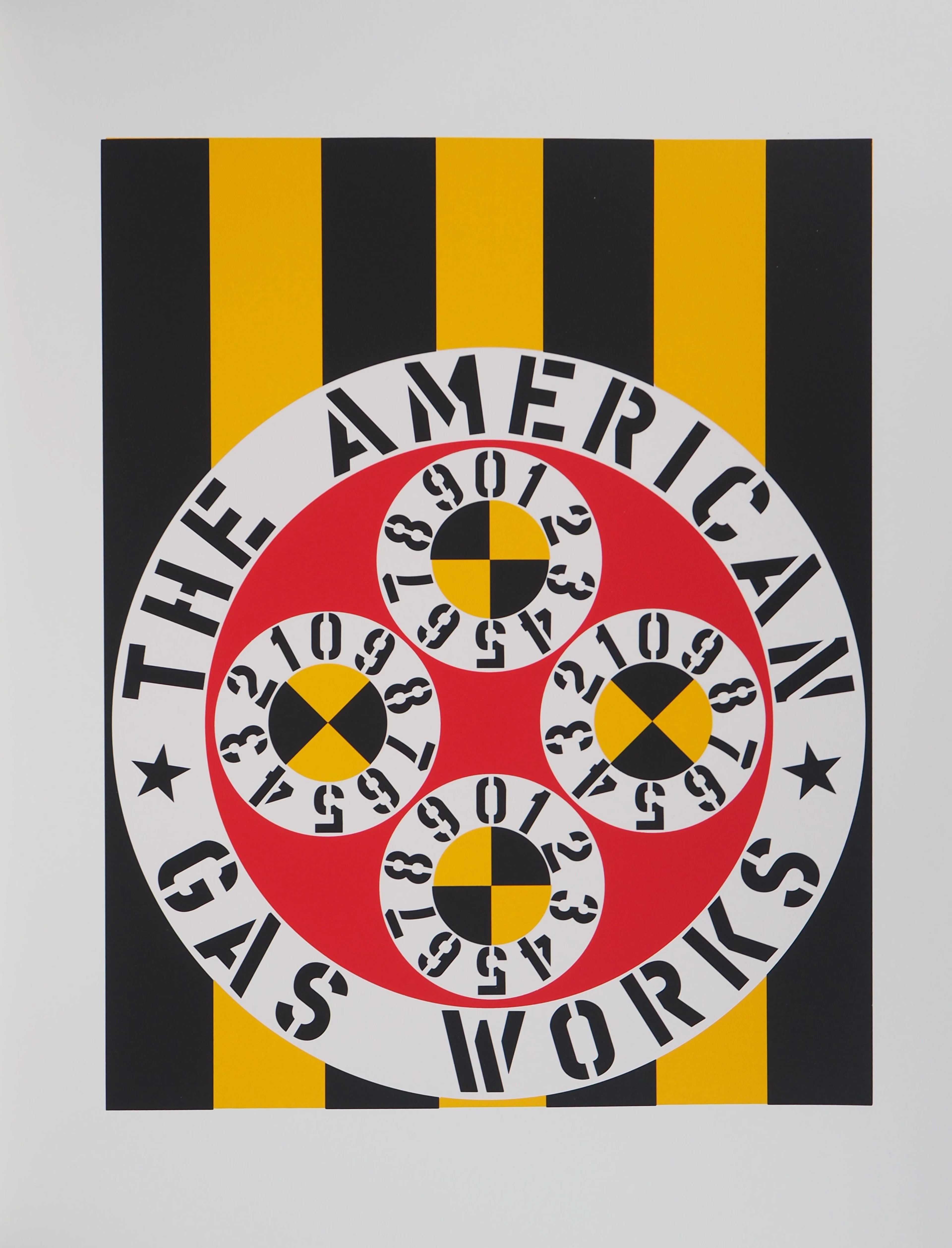 Robert INDIANA : American Dream, The American Gas Works, Sérigraphie originale