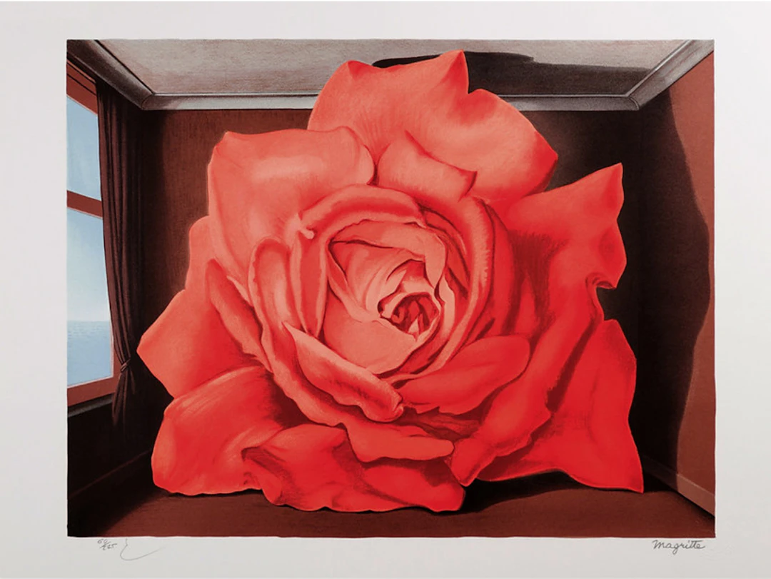 René Magritte (d’après) - Le Tombeau des Lutteurs - Lithographie numérotée