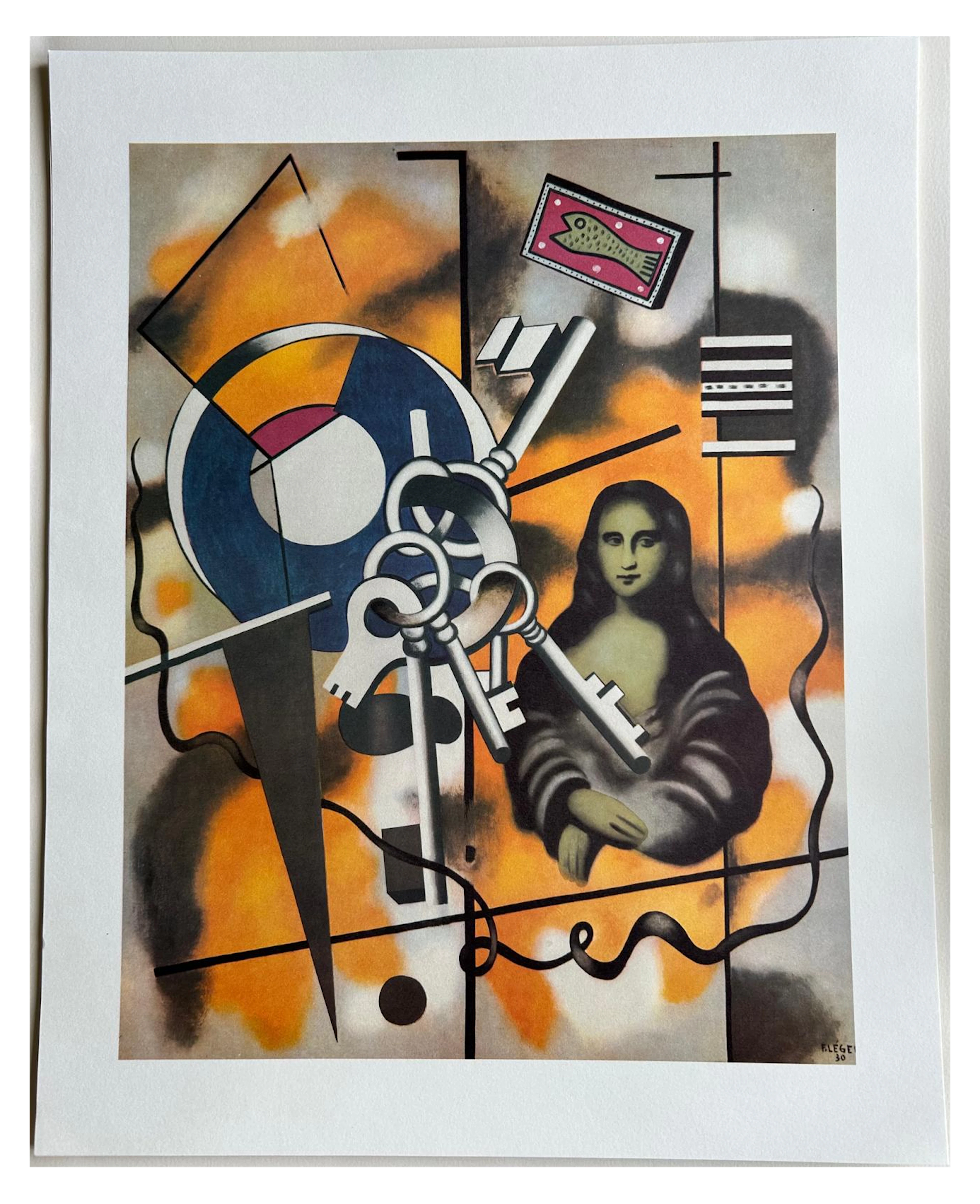 Fernand LÉGER - "La Joconde aux clefs", Lithographie