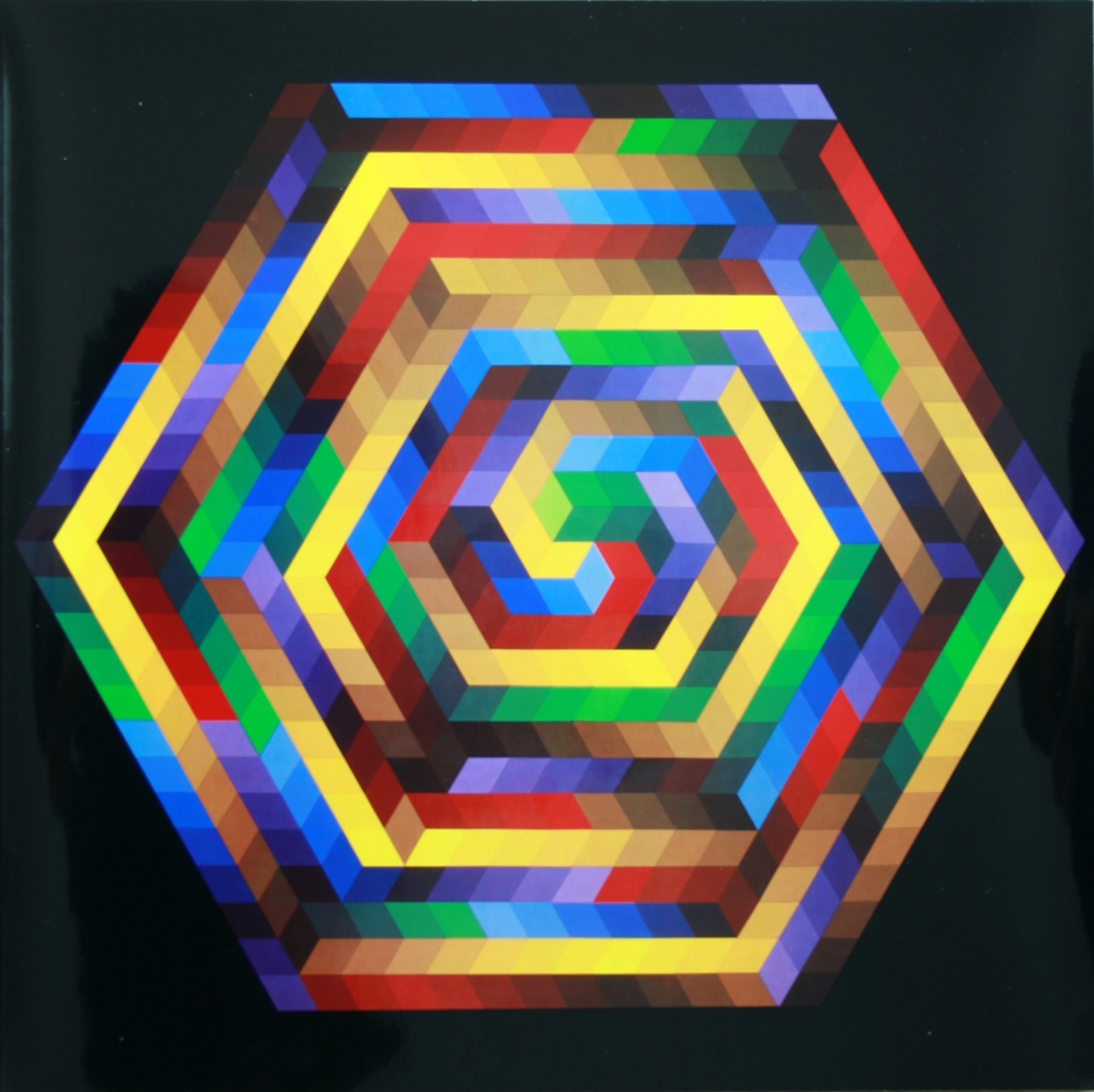 Victor VASARELY (d’après) - Progression 1, HAT B - 1972 - Héliogravure