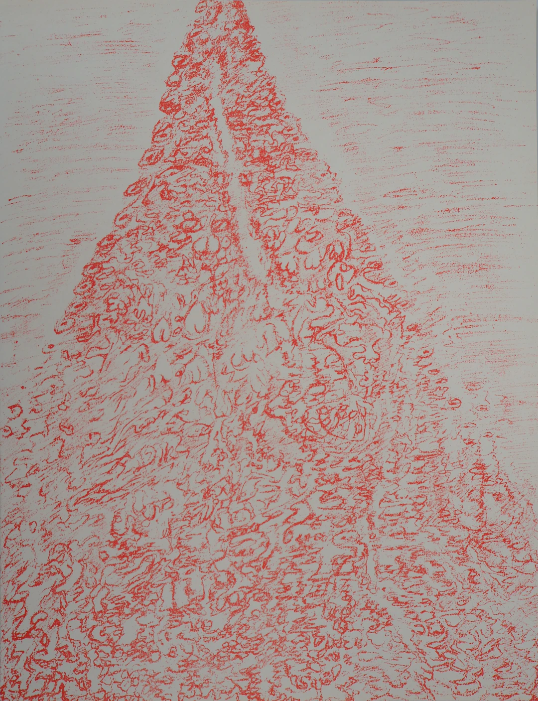 Henri MICHAUX : Pyramide (accumulation), 1958 - Gravure originale