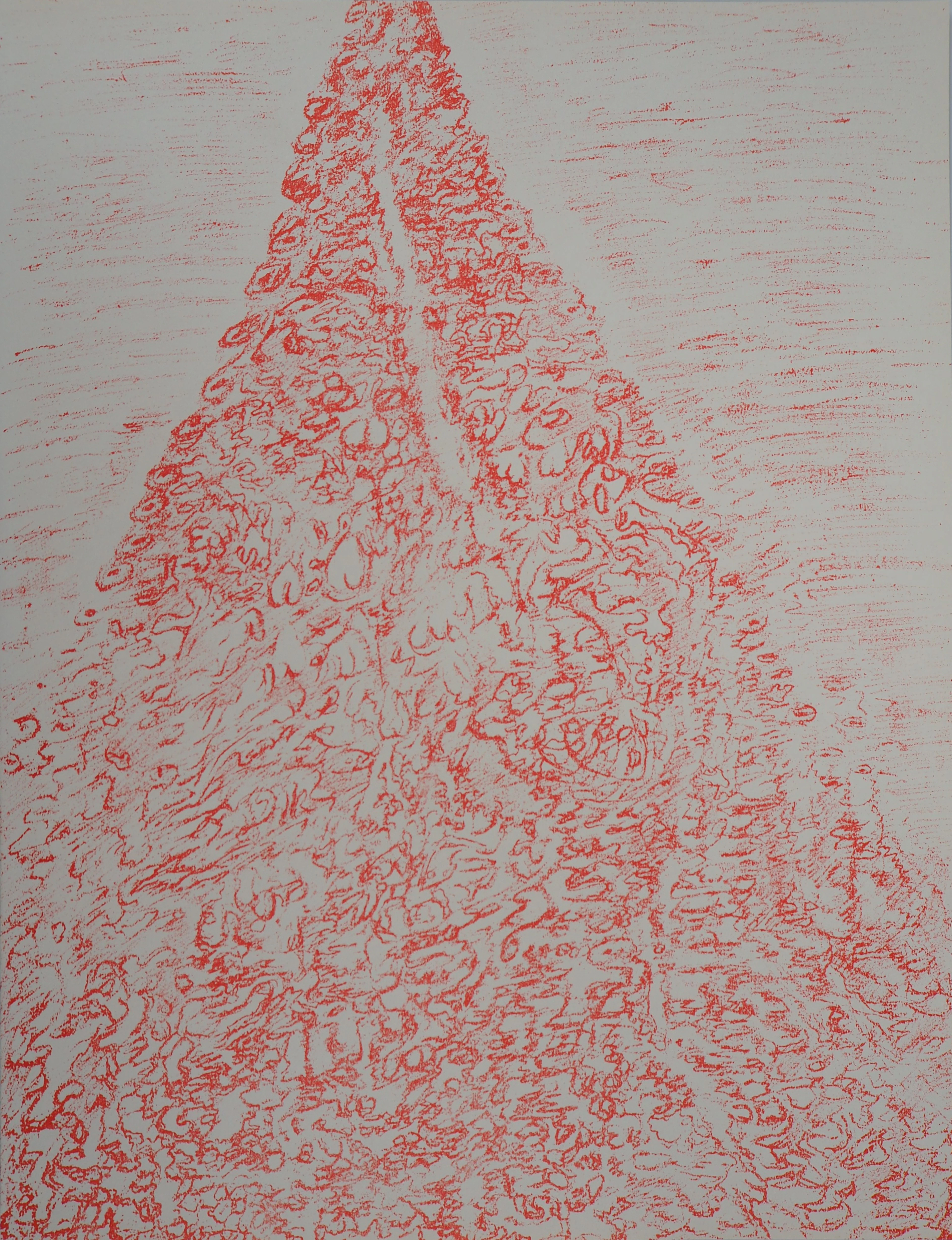 Henri MICHAUX : Pyramide (accumulation), 1958 - Gravure originale