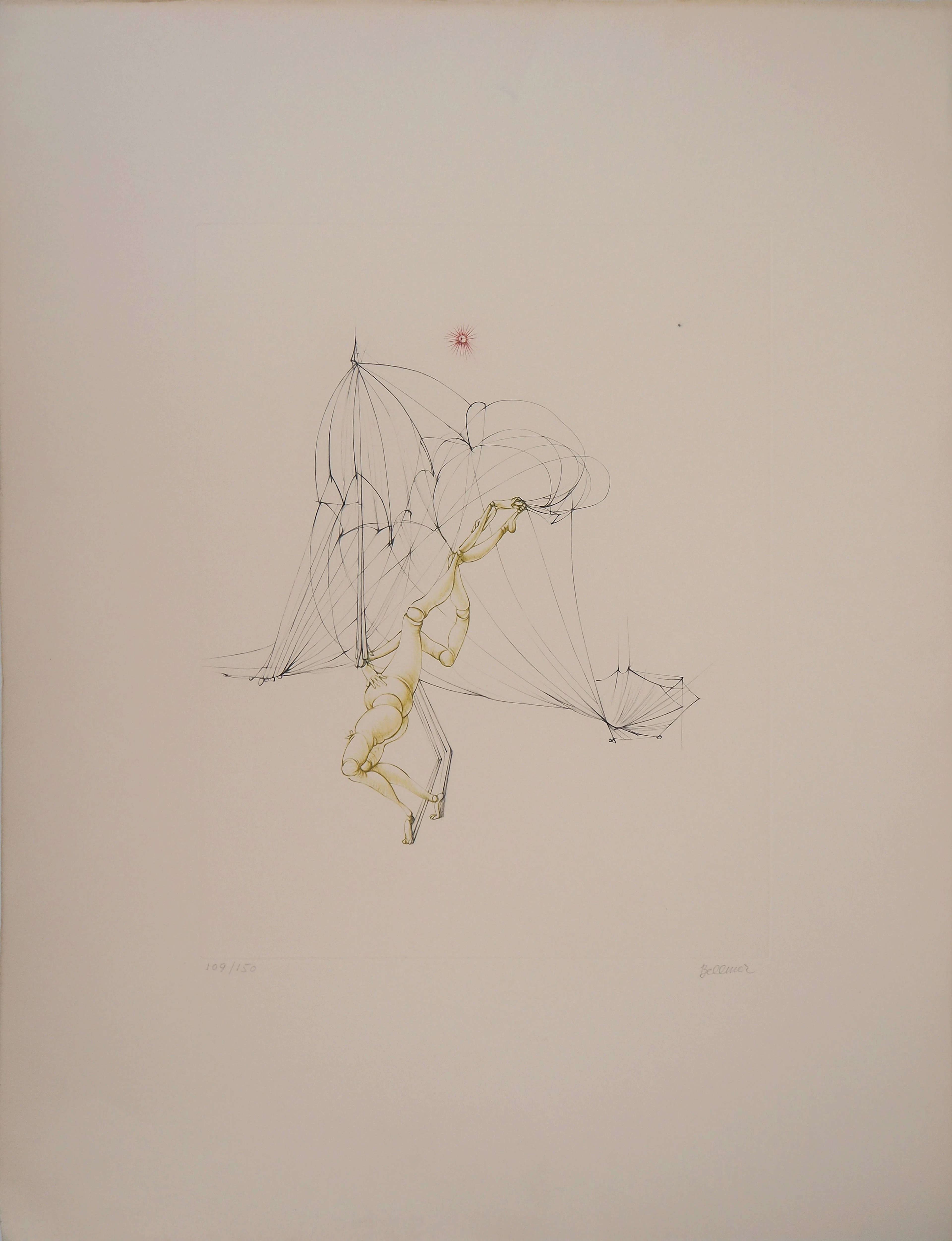 Hans BELLMER - Le pantin - Gravure originale signée et numérotée