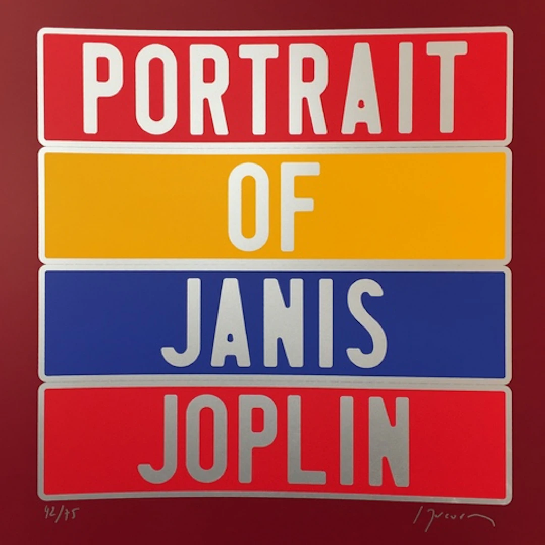 Joel DUCORROY - Janis Joplin, 2012, Sérigraphie signée