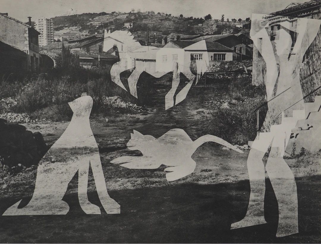 Pablo PICASSO : Diurnes, L’homme au chat II, Phototypie originale