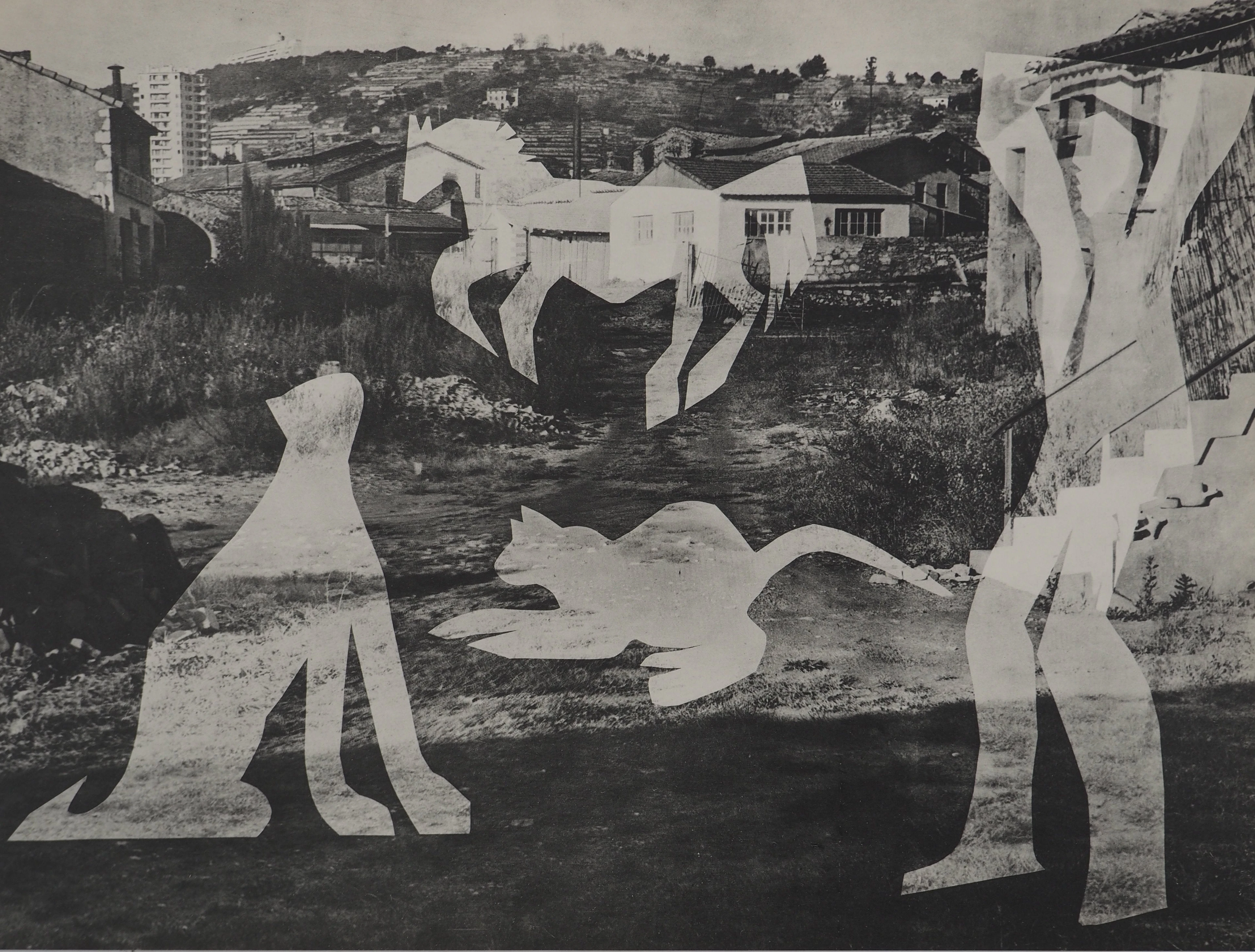 Pablo PICASSO : Diurnes, L’homme au chat II, Phototypie originale