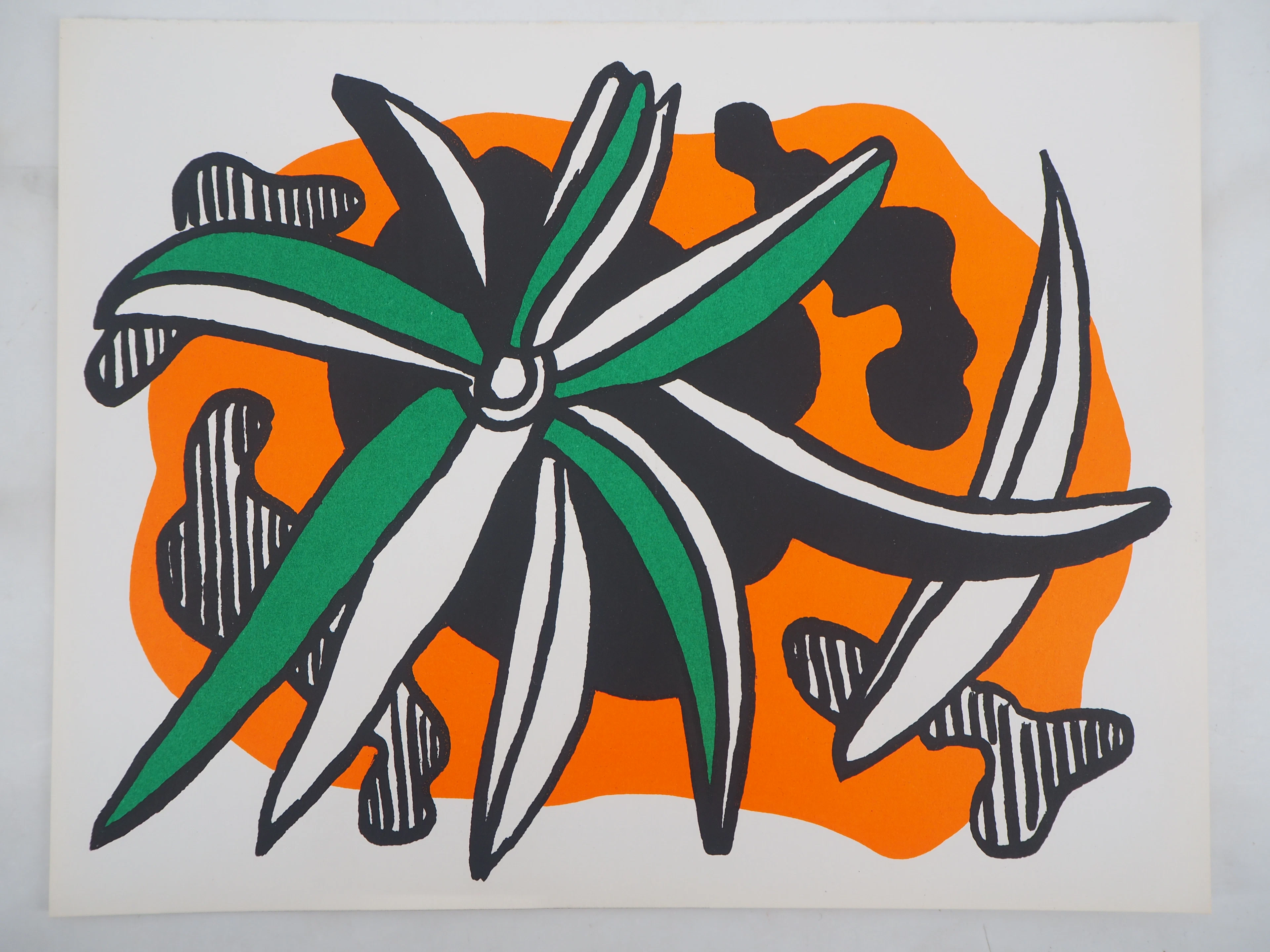 Fernand LEGER : La Fleur - Lithographie originale
