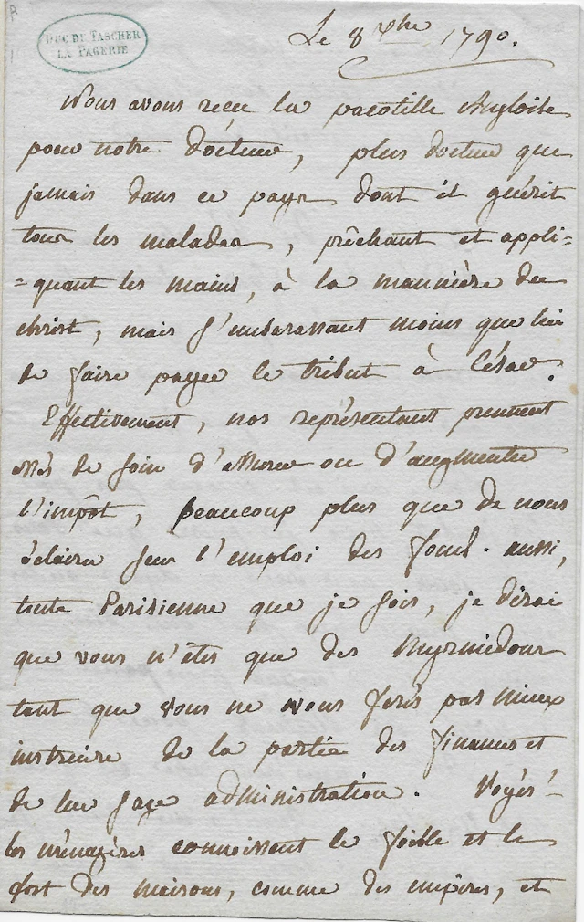 Madame ROLAND – Lettre autographe signée - Révolution française