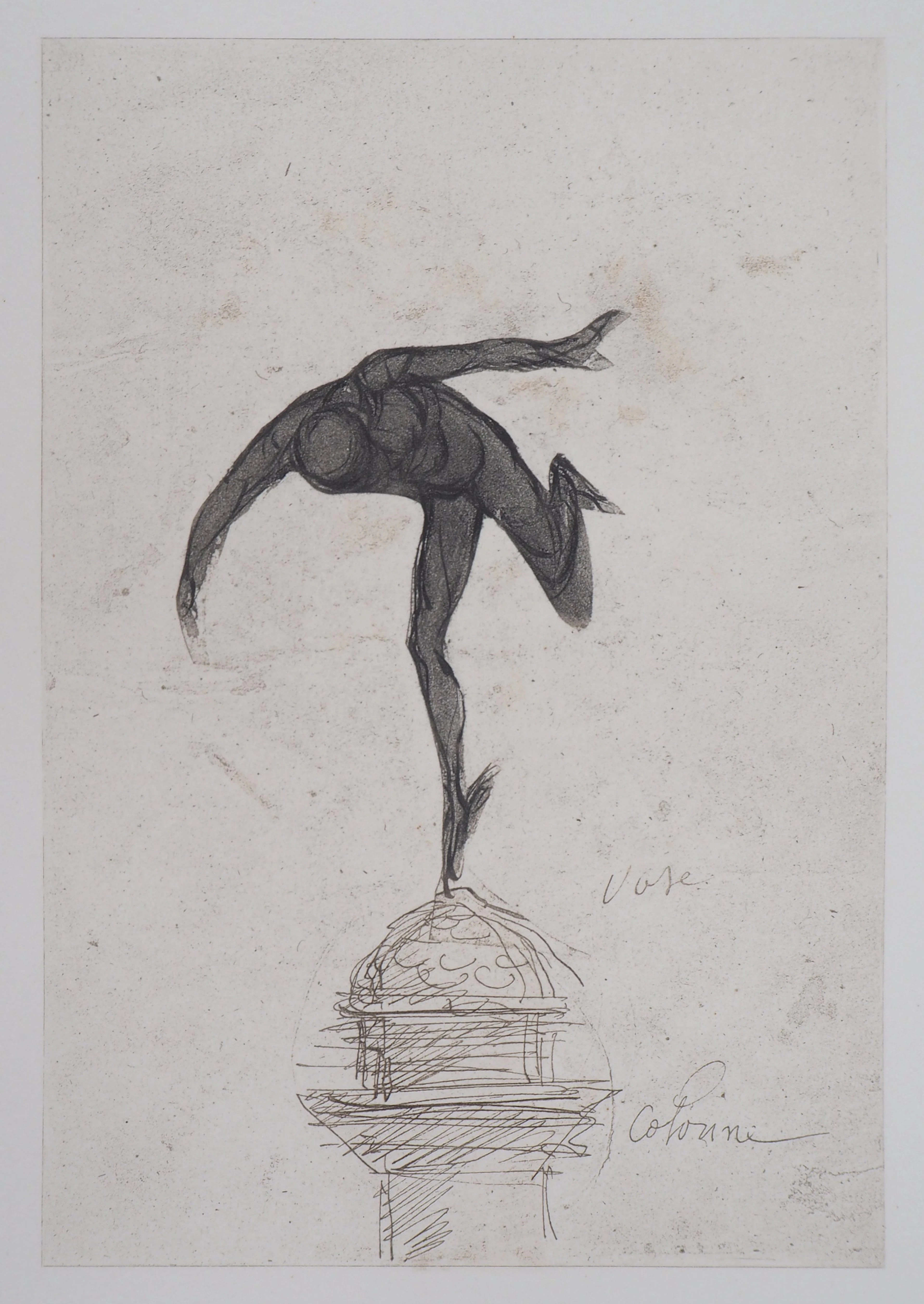 Auguste RODIN : Mercure, Gravure