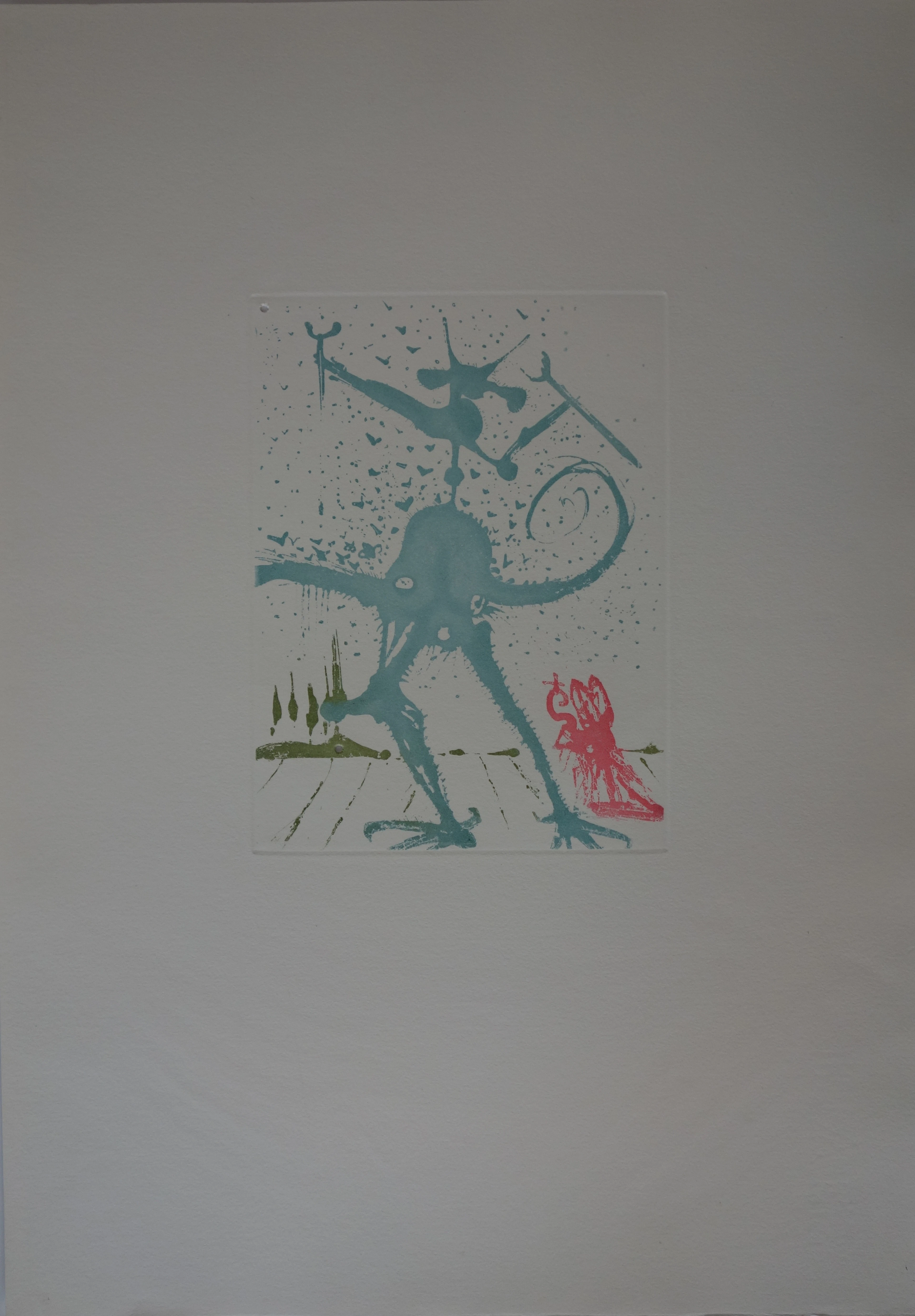 Salvador DALI : Huit Péchés Capitaux, le Péché Dalinien - Gravure original 1968