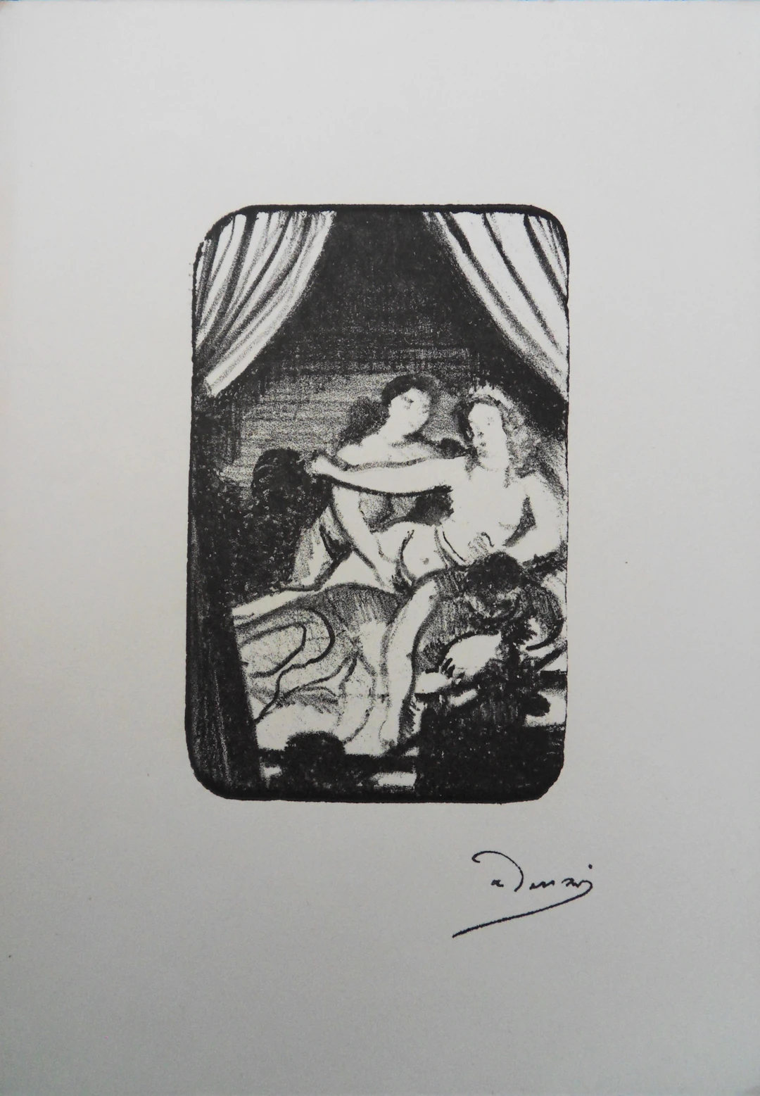 André DERAIN : Sieste des dames - Lithographie originale signée
