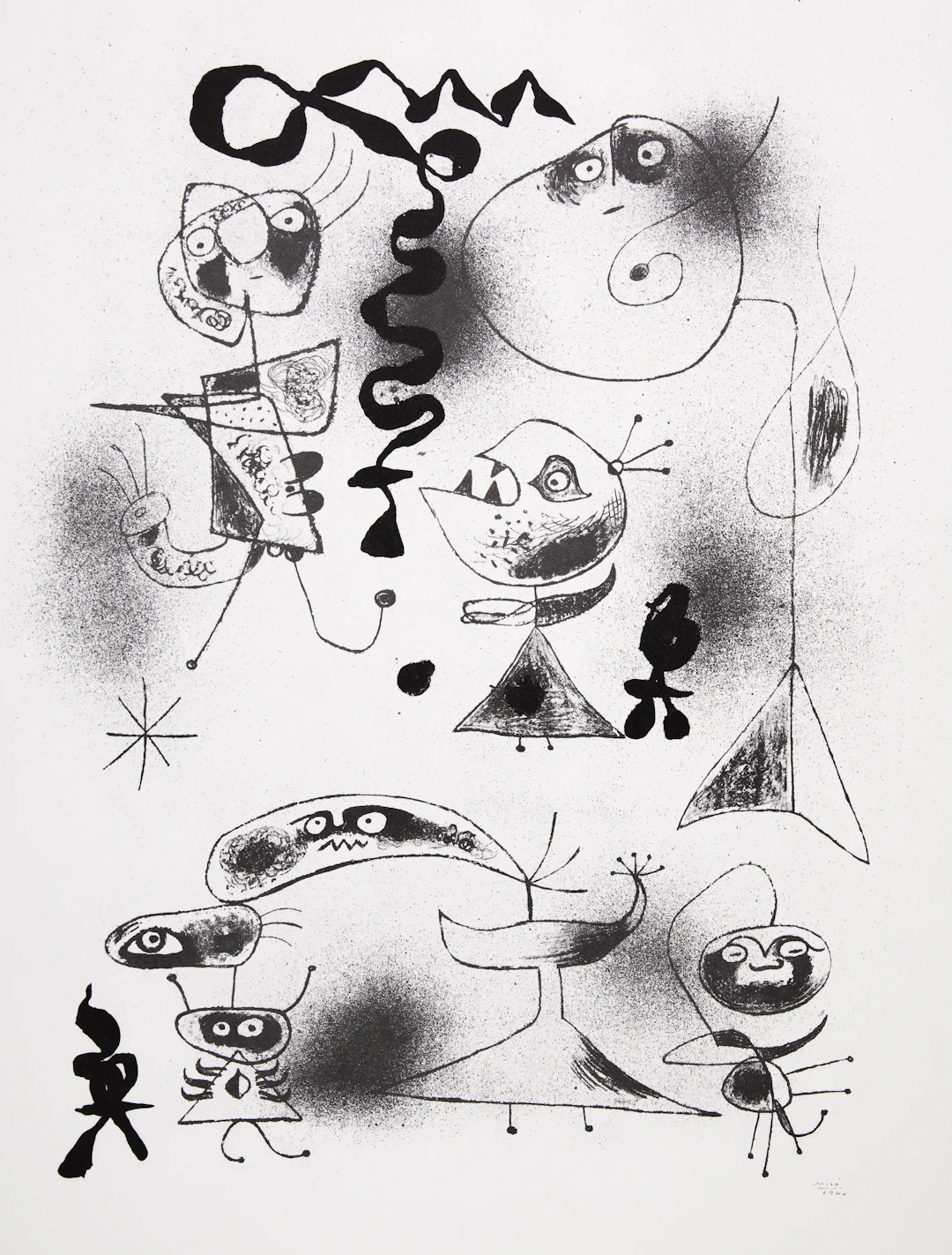 Joan MIRO : Barcelona, la fête - Sérigraphie signée