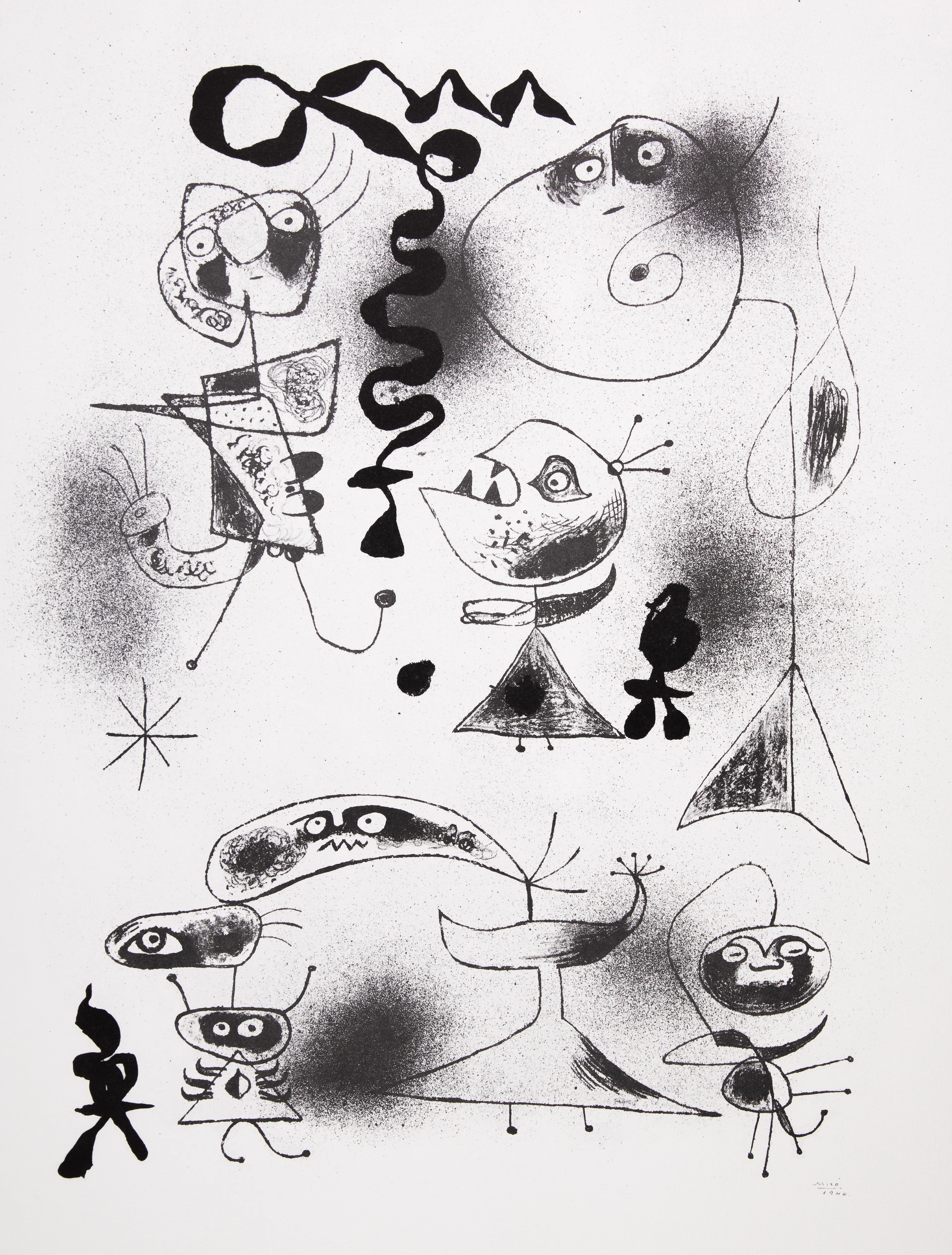 Joan MIRO : Barcelona, la fête - Sérigraphie signée
