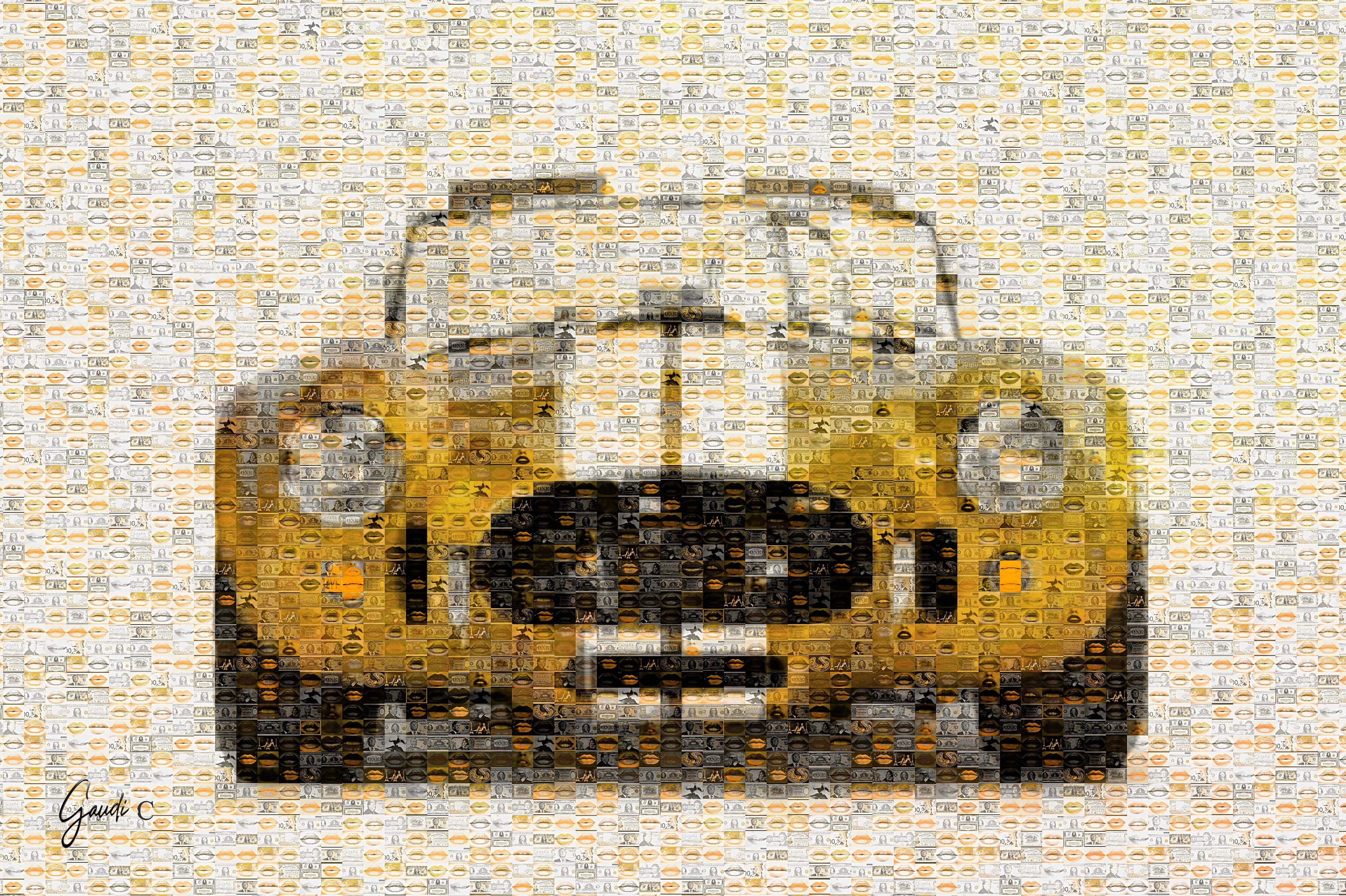Gaudi .C - Cobra-love-gold (2024) - art numérique
